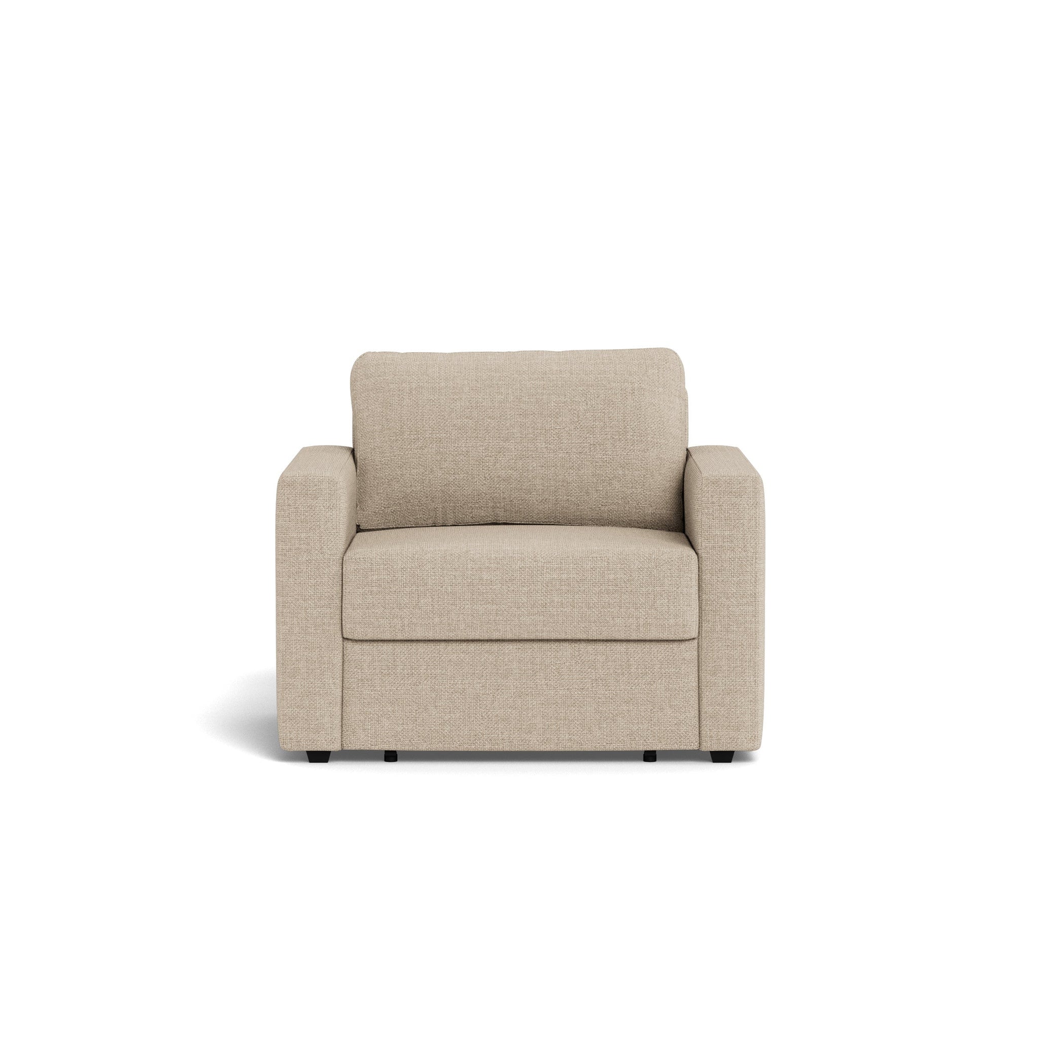 BASE | כורסא נפתחת למיטה מרופדת בבד אריג