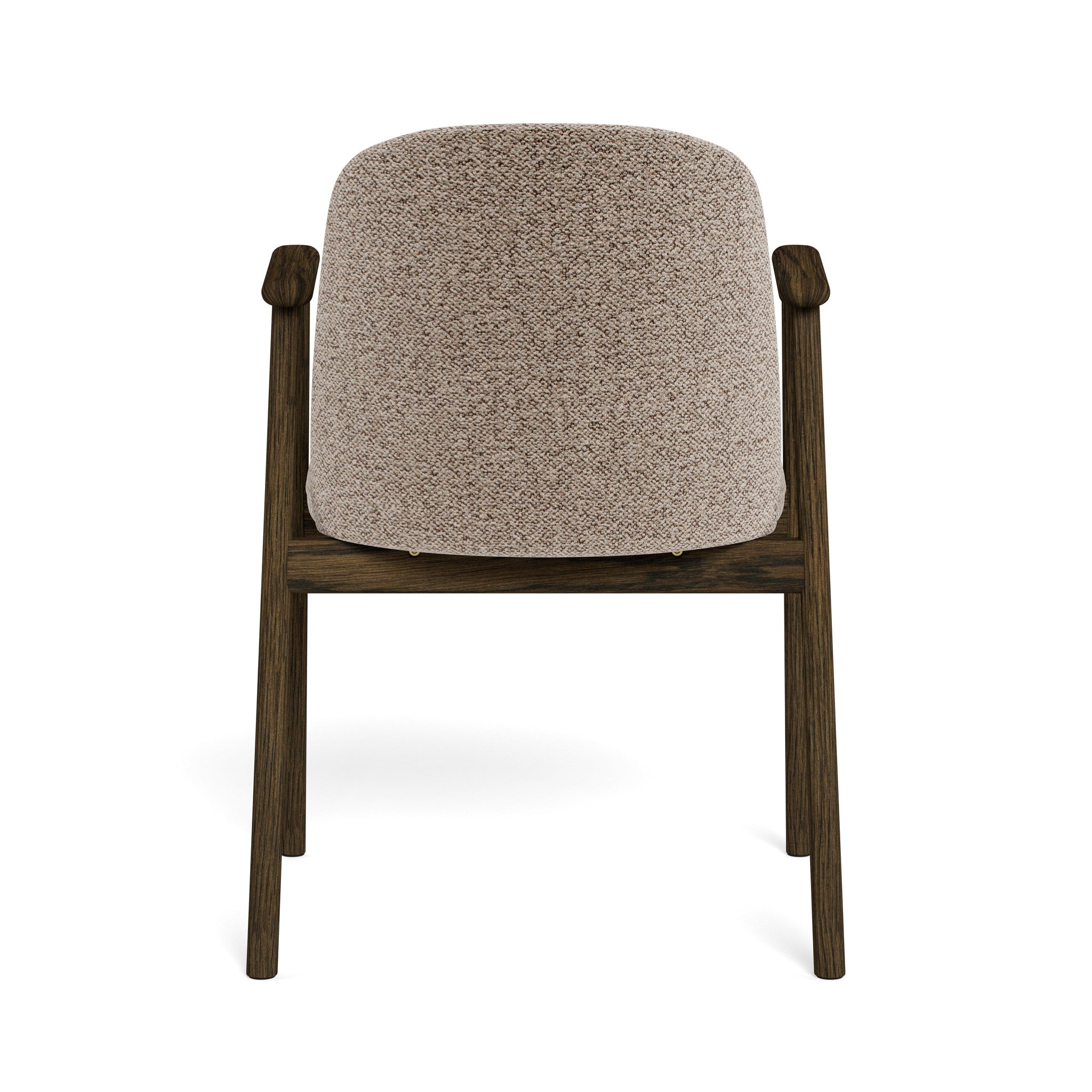 BREEZER | כיסא עם משענות יד מרופד בבד אריג