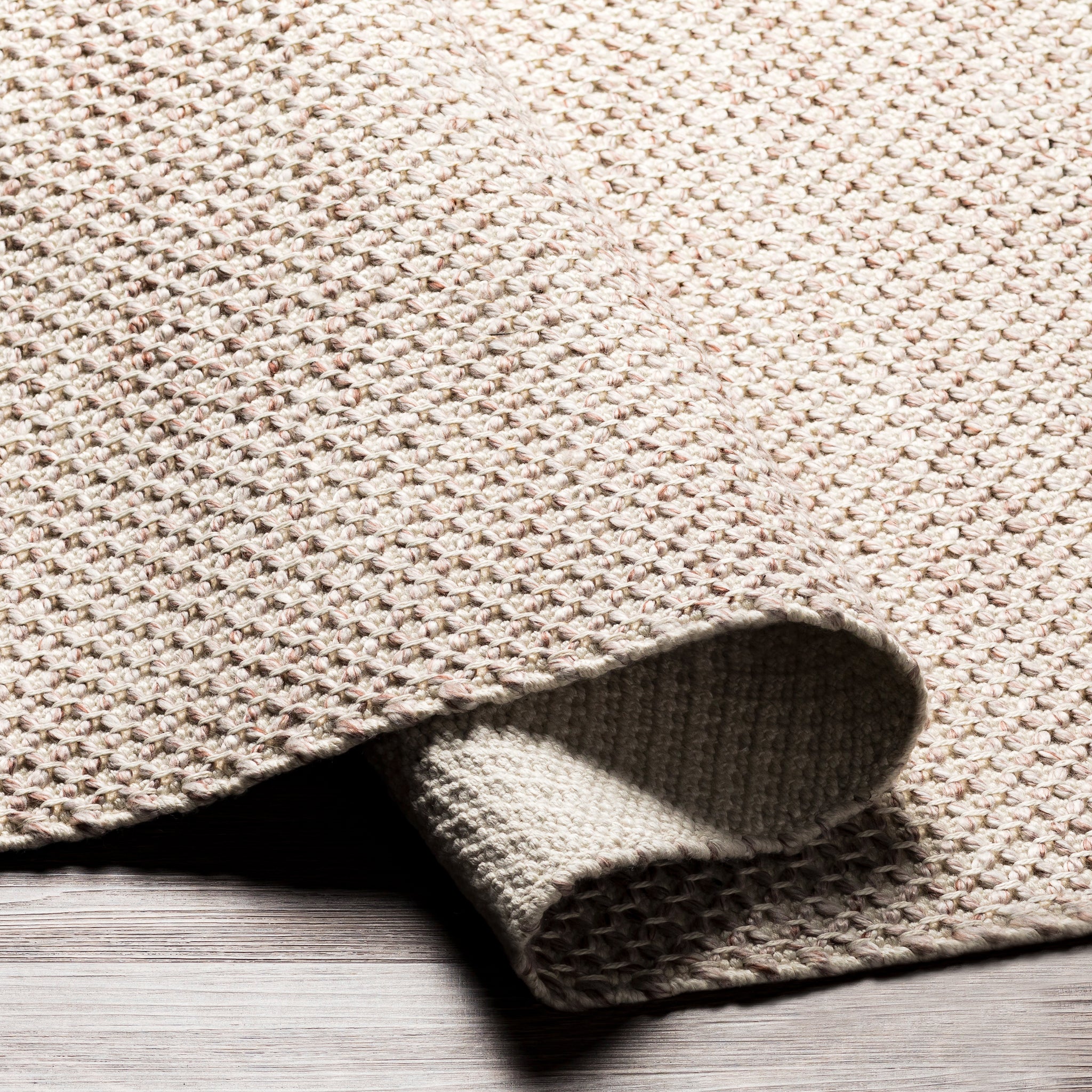 DOREEN | שטיח כפרי באריגת יד דמוי חבלים, גוון בז', 250/350 ס"מ - KUALA