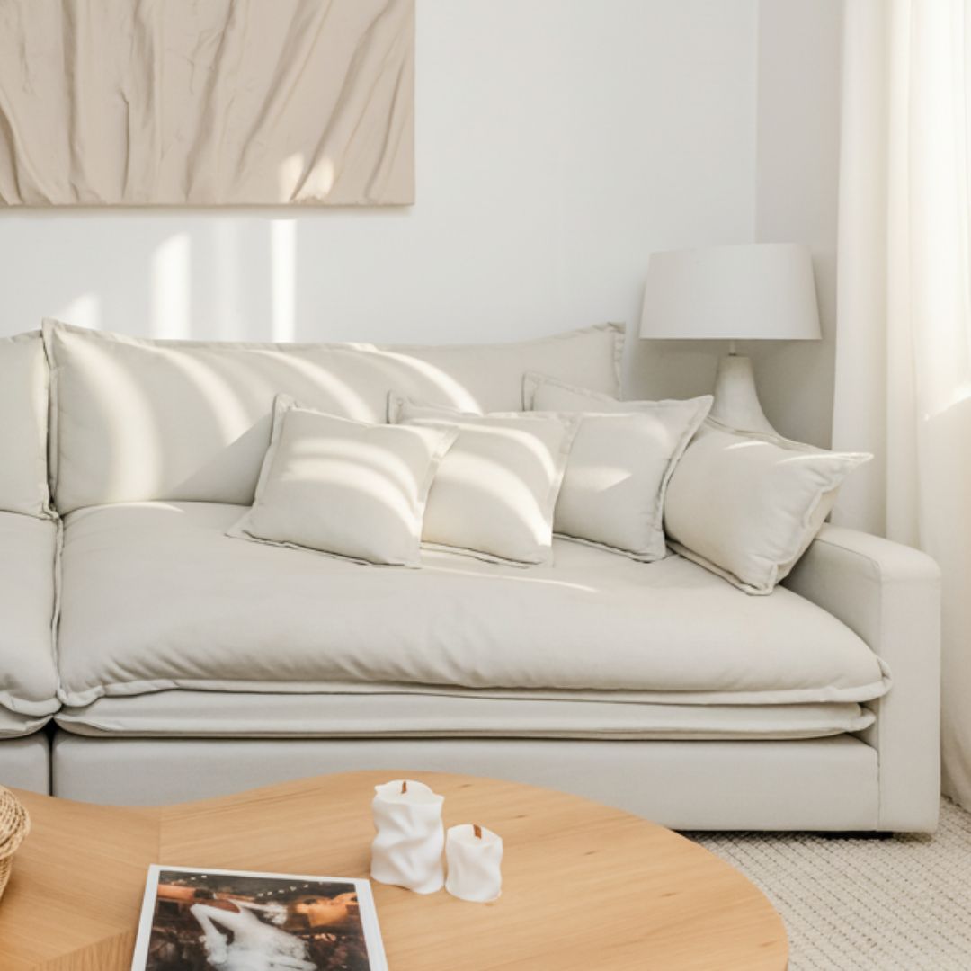 SOFT | ספת רביצה מודרנית עם כריות מושב כפולות