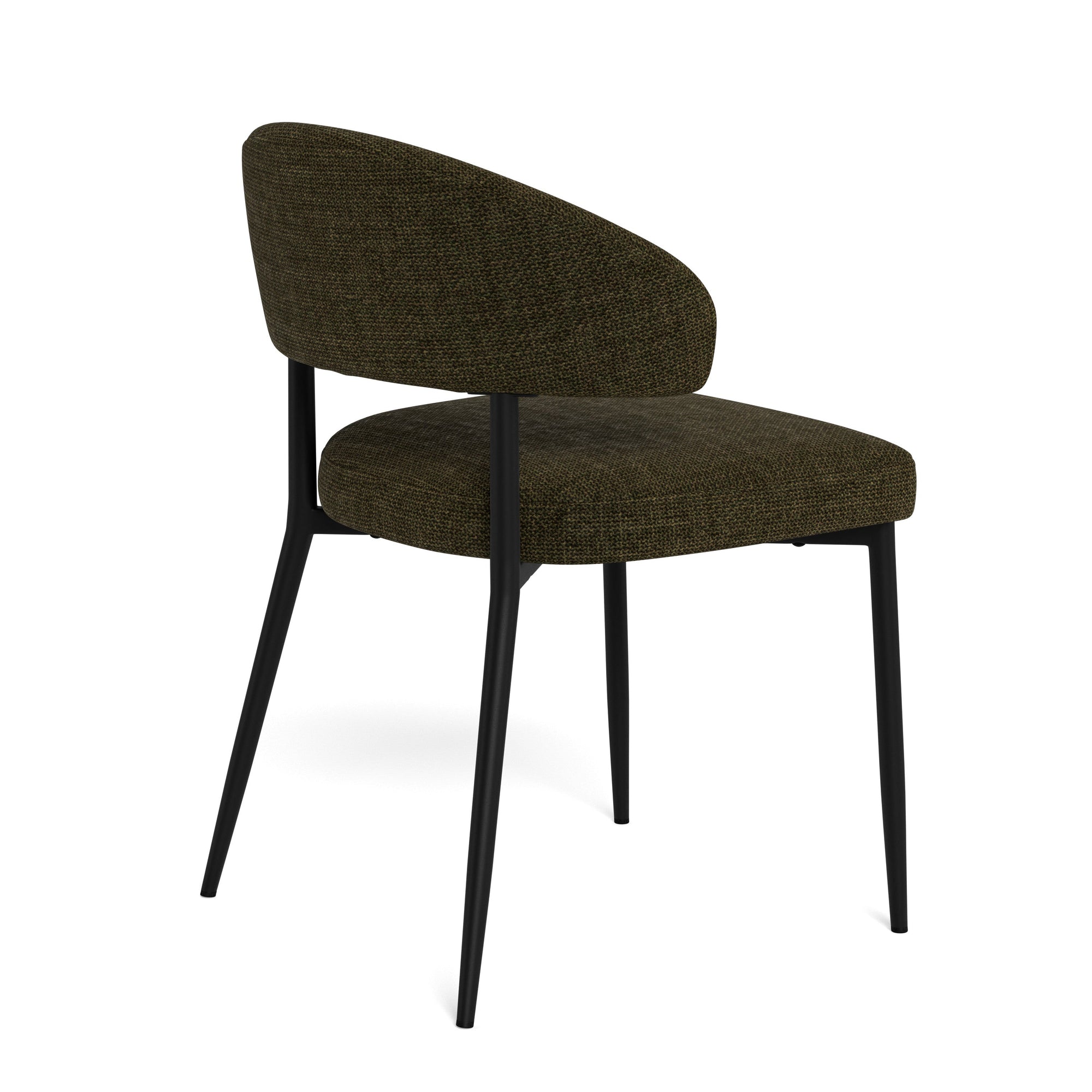 BLADE | כיסא מרופד בבד אריג בשילוב מתכת