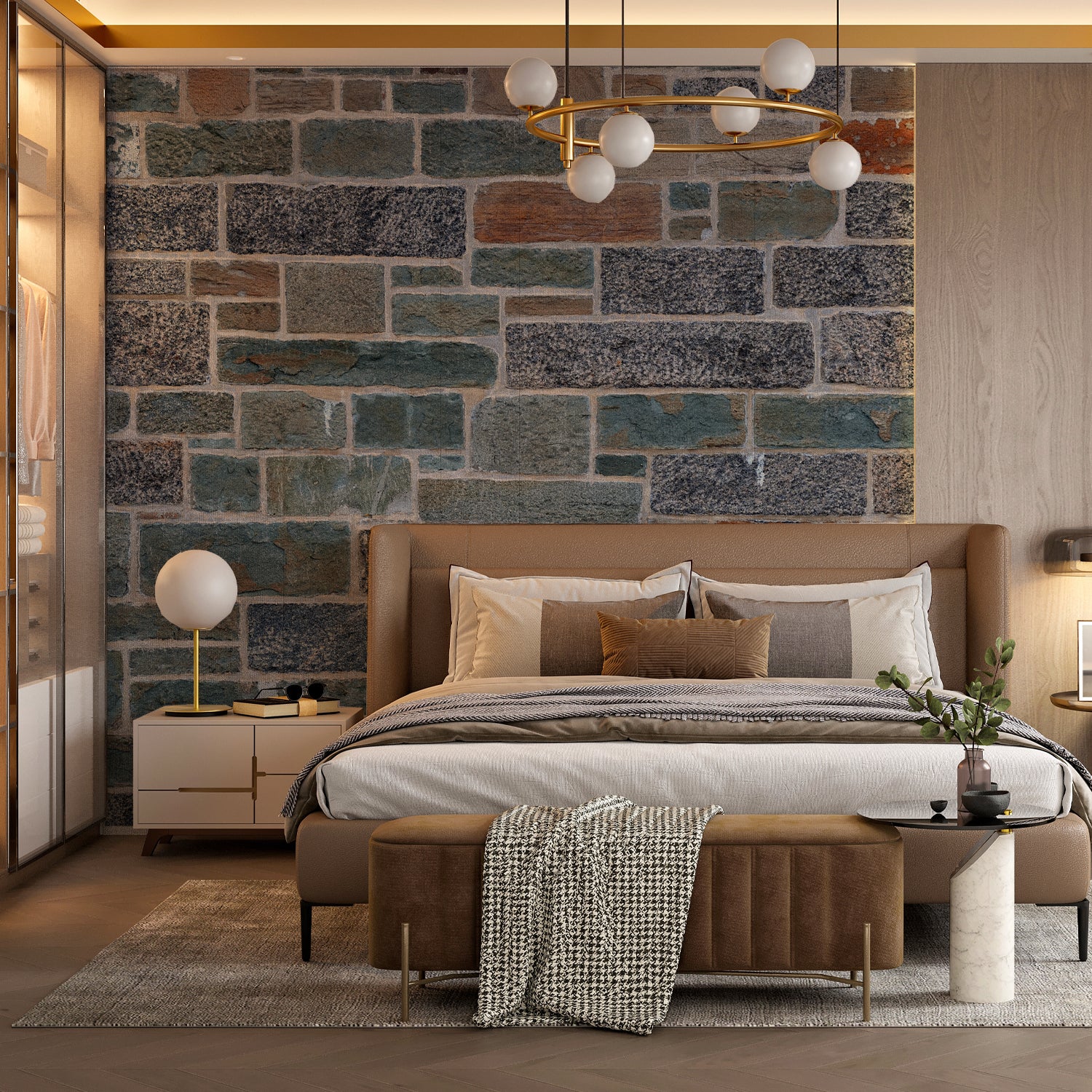 HIPEJ | טפט קיר דמוי אבן טבעית