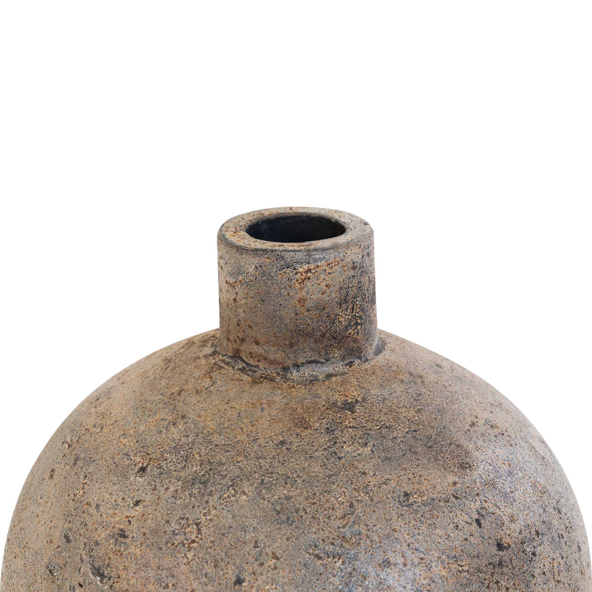 NIELAN | אגרטל טרקוטה גבוה בגימור טבעי