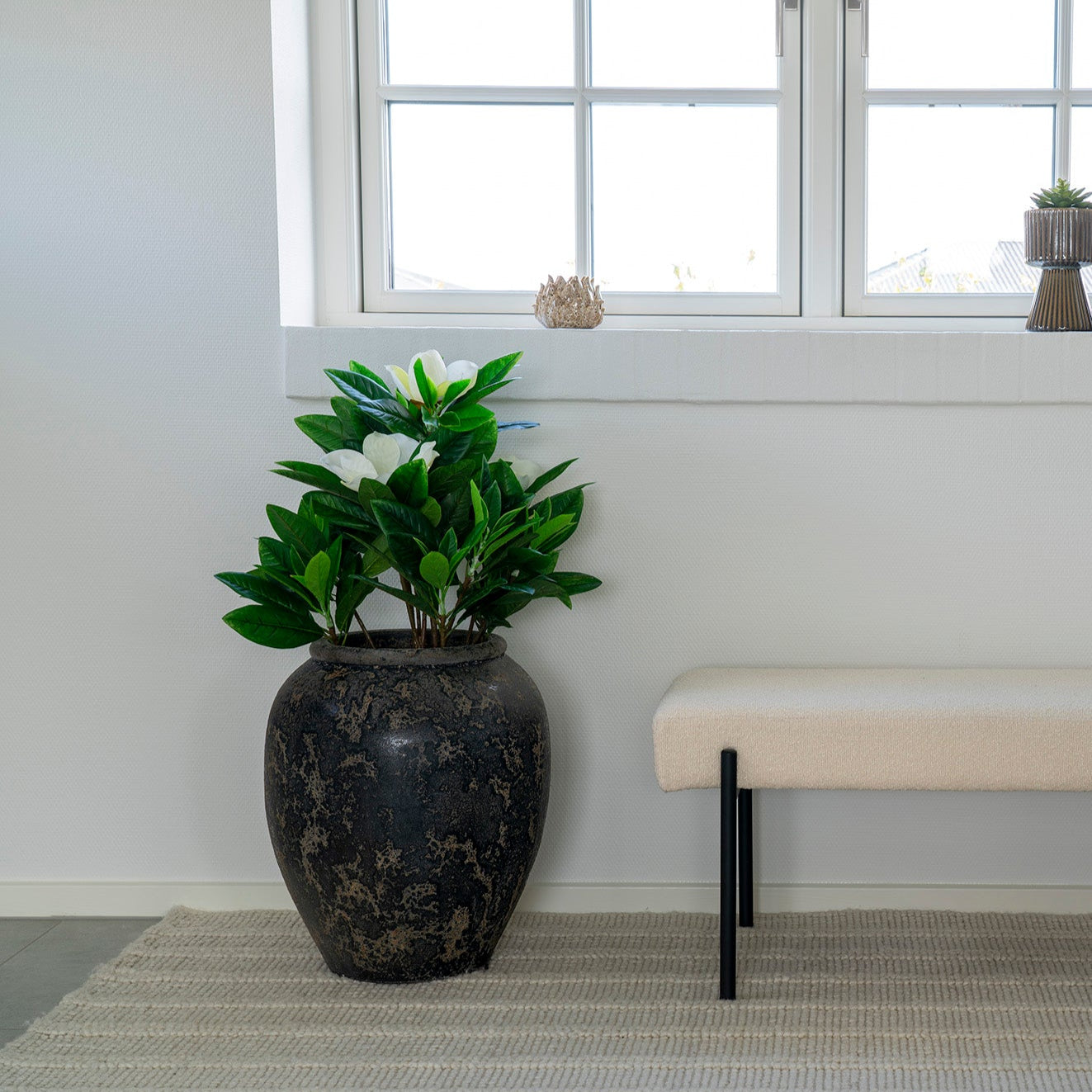 GLUZA | אגרטל טרקוטה גדול בגימור עתיק