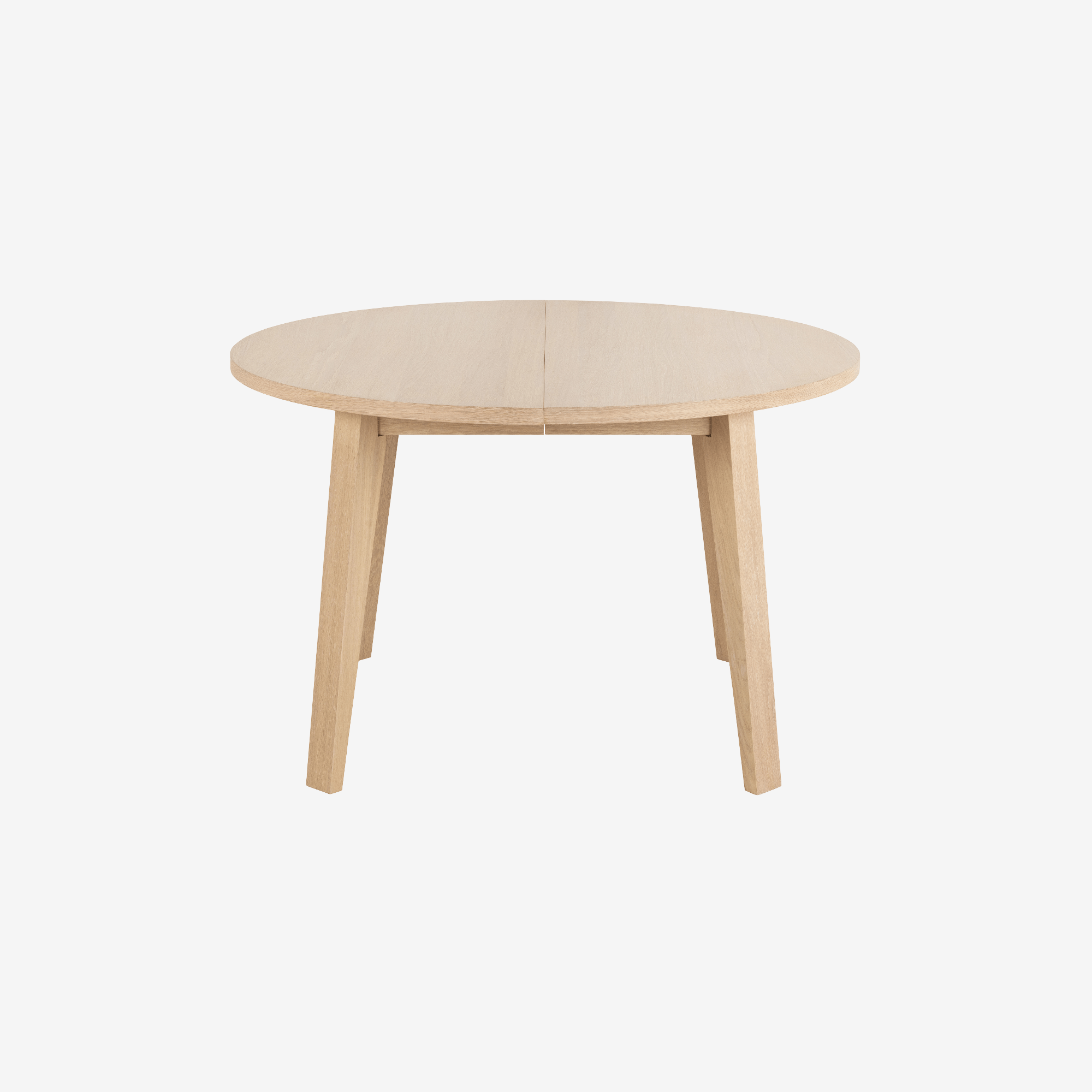 WENA | שולחן אוכל עגול קוטר 120 ס"מ, נפתח ל-220 ס"מ עד 10 סועדים