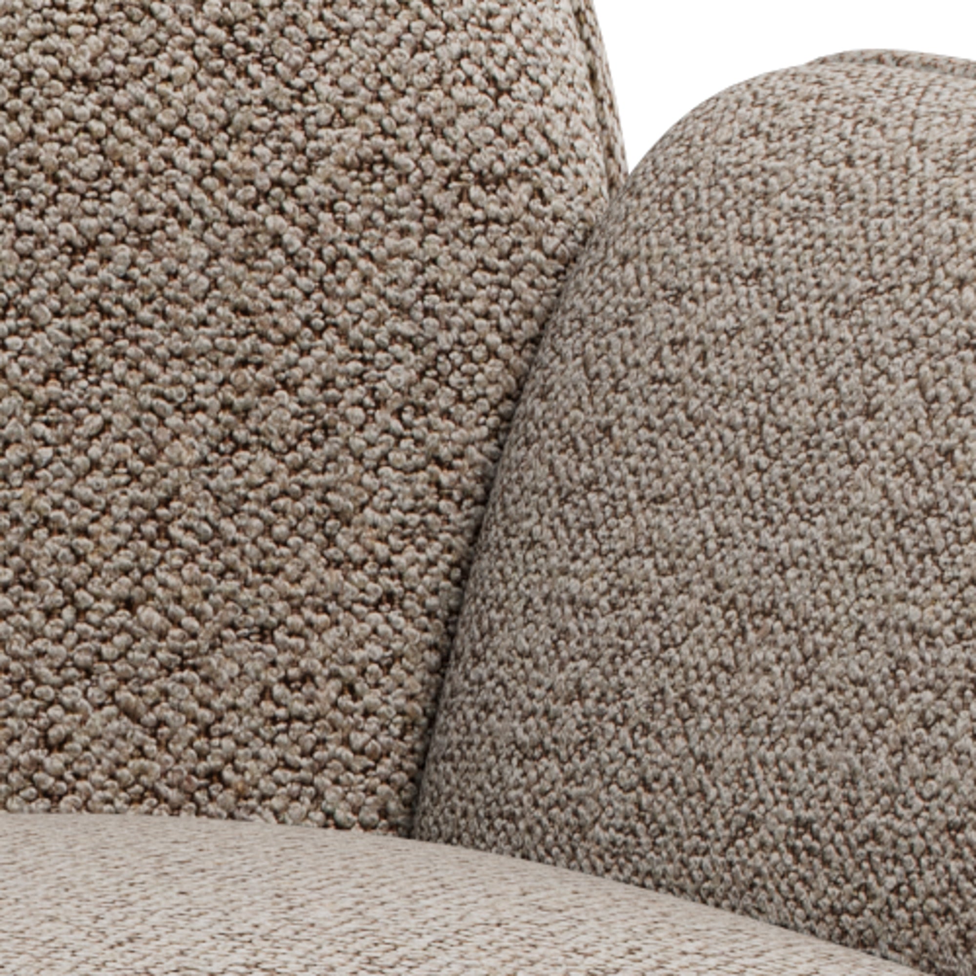 ASHU | כיסא מסתובב מרופד בבד אריג - KUALA