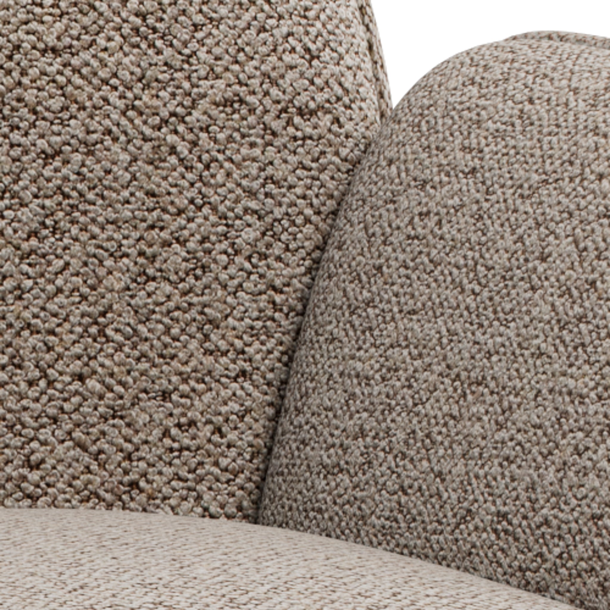 ASHU | כיסא מסתובב מרופד בבד אריג - KUALA