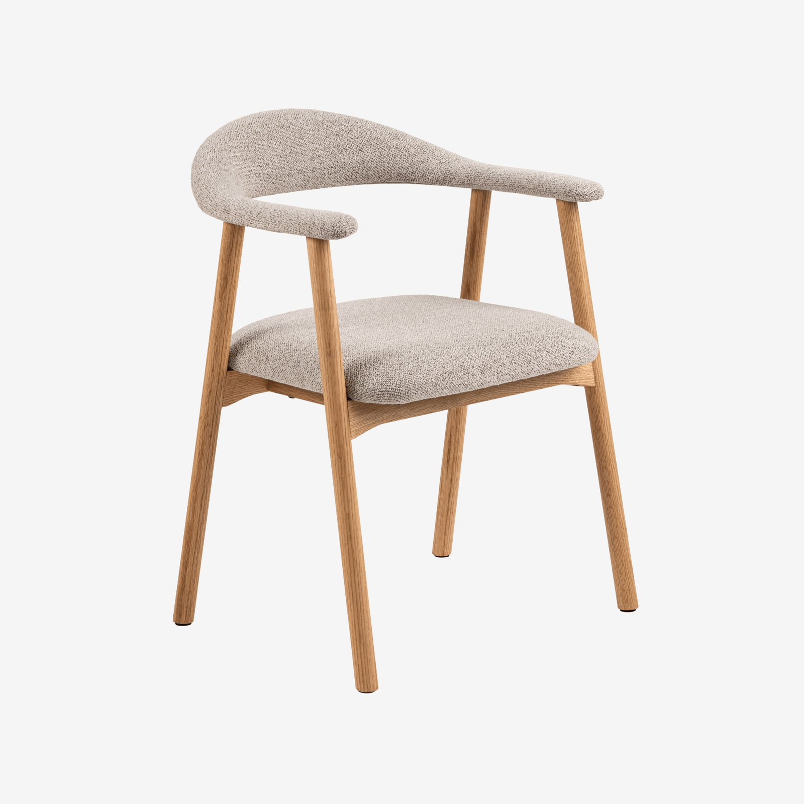 LUZAMI | כיסא עץ בקווים מעוגלים