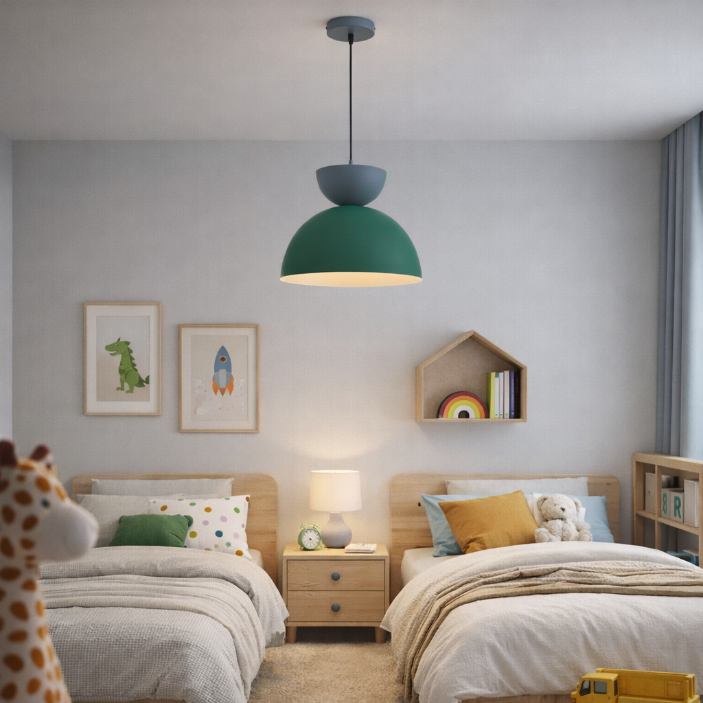 PENO | מנורת תליה בעיצוב מודרני בגווני ירוק - KUALA