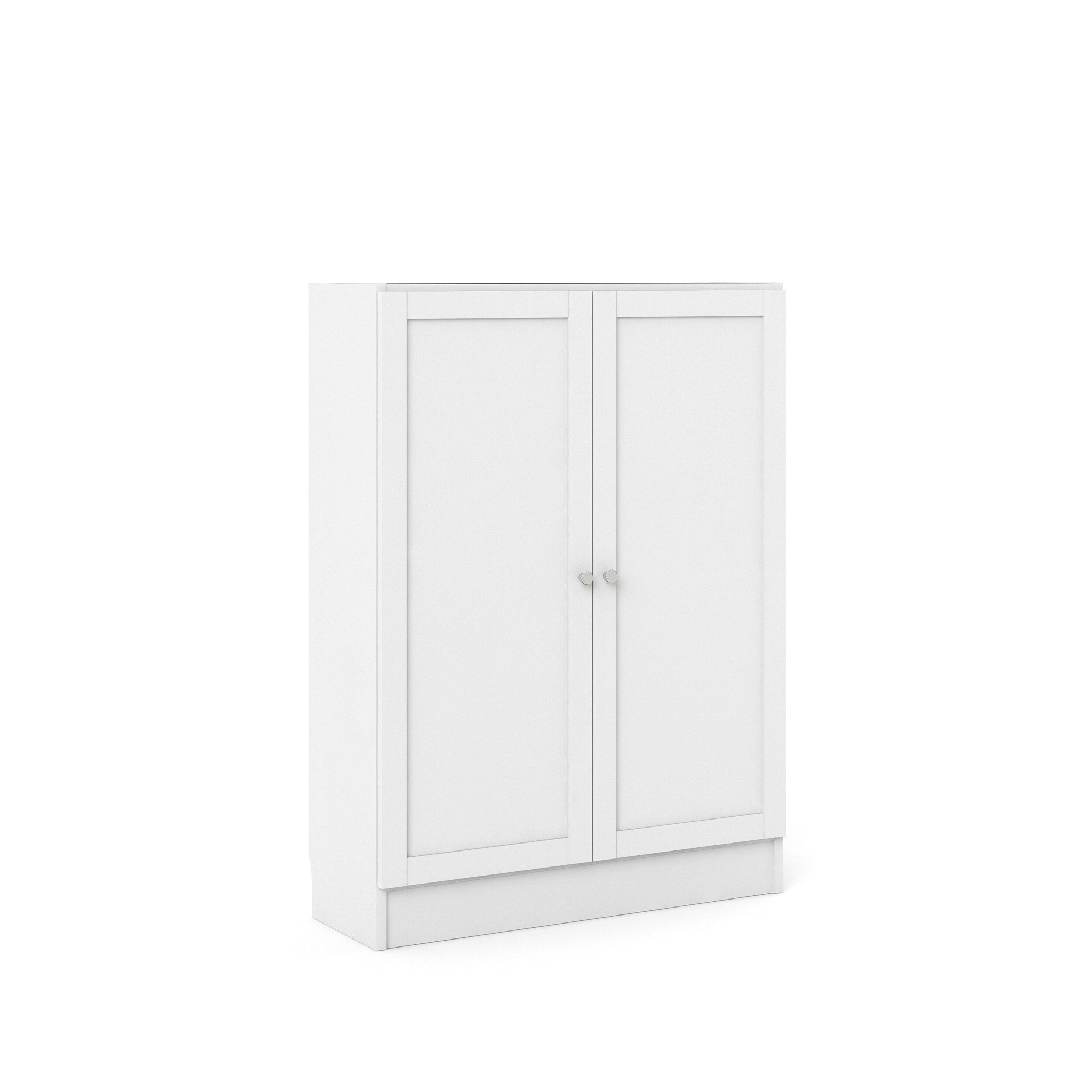 TIMU | יחידת מדפים ממלמין, עם מדפים סגורים