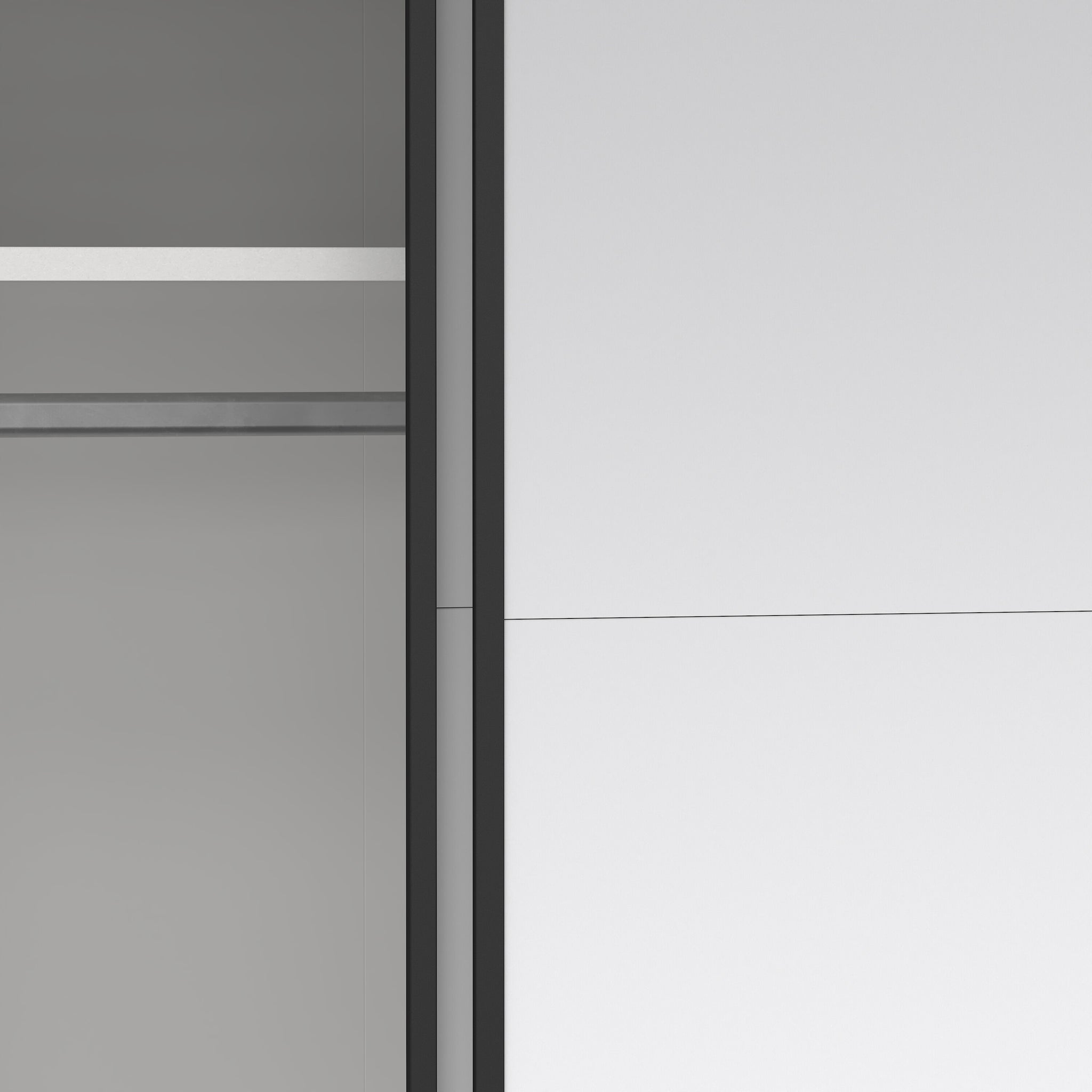 MJOLO | ארון דלתות הזזה בחיפוי מלמין ומראות