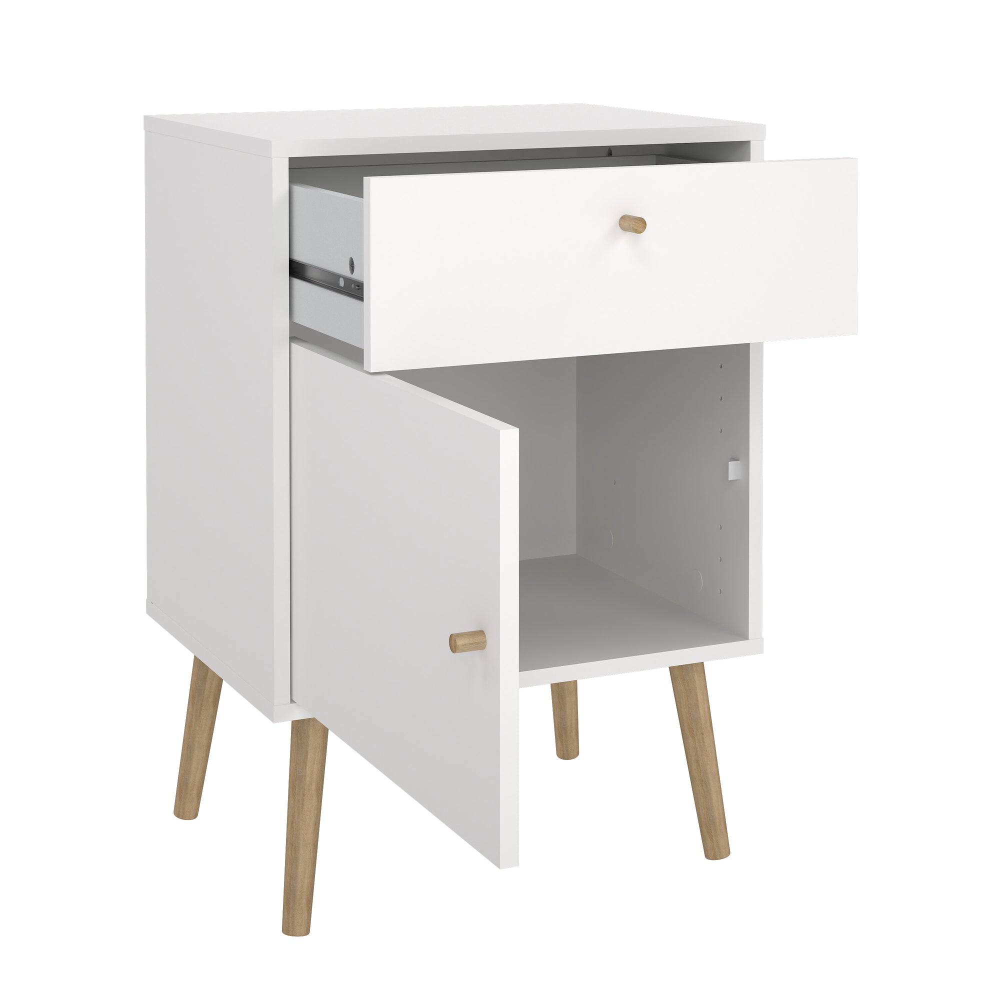 IDEA | שידת לילה 50/40 ס"מ, עם מגירה ודלת - KUALA