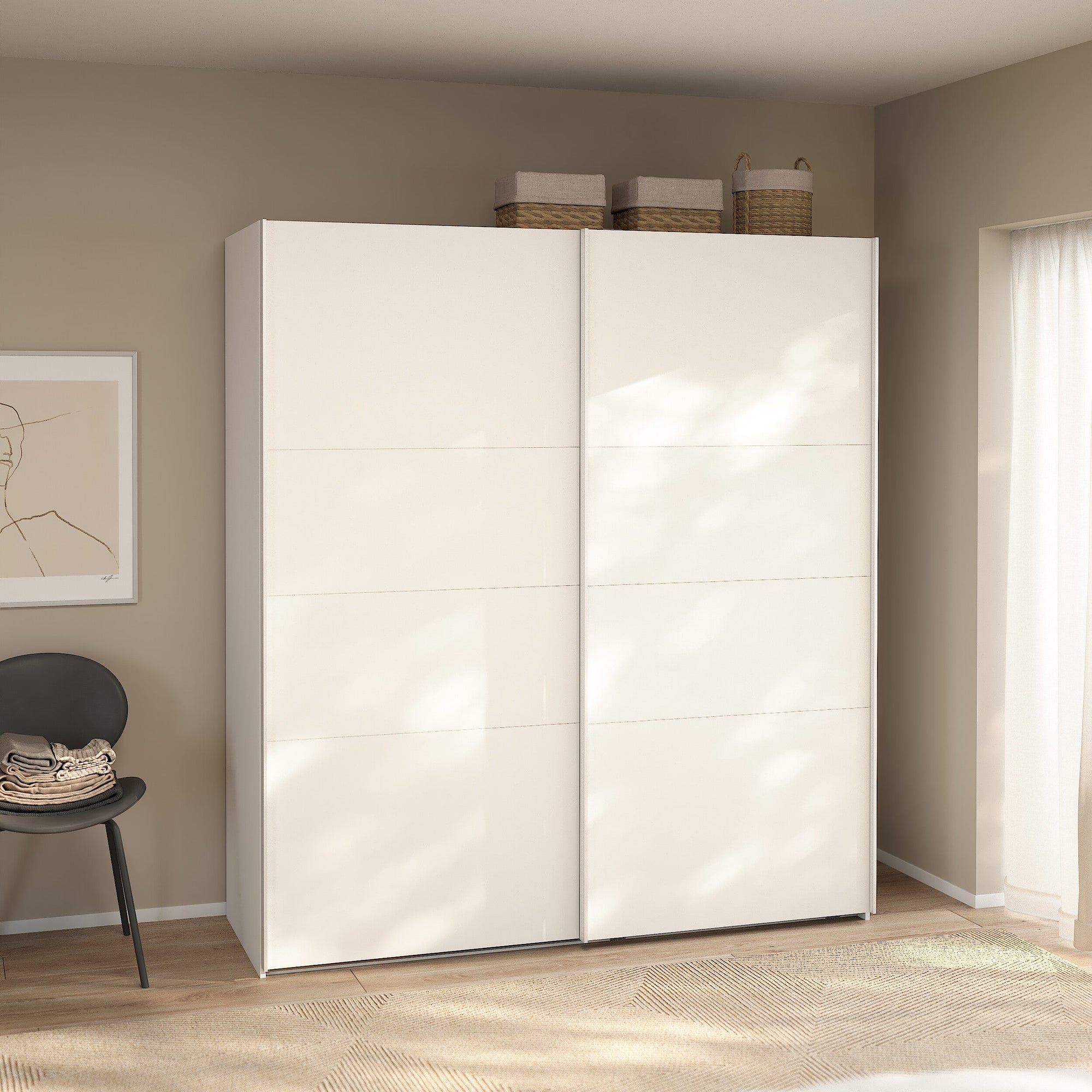 KARIRA | ארון דלתות הזזה בחיפוי מלמין