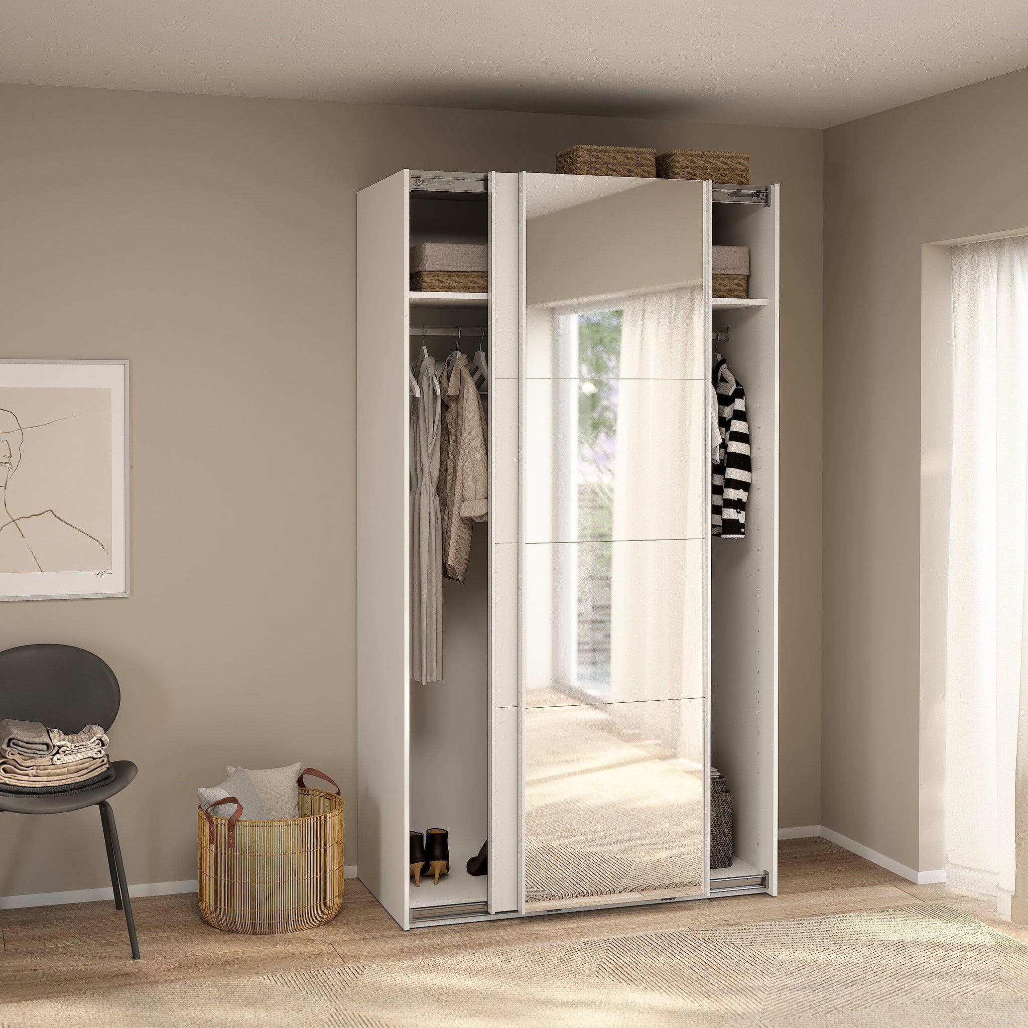 YRSALIN | ארון דלתות הזזה בחיפוי מלמין - KUALA