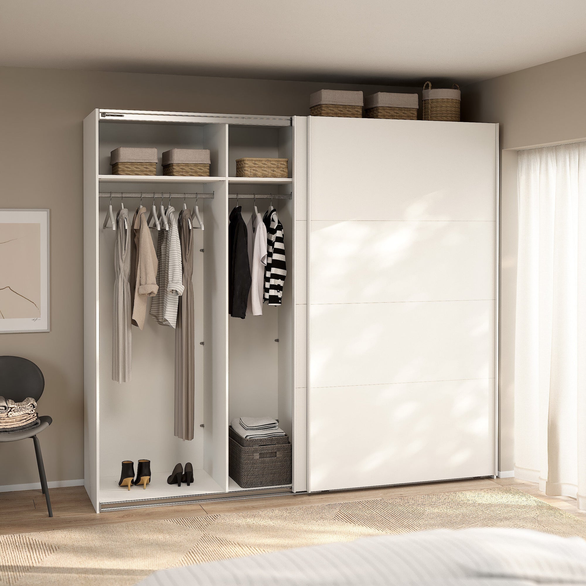 SIGVI | ארון דלתות הזזה בחיפוי מלמין