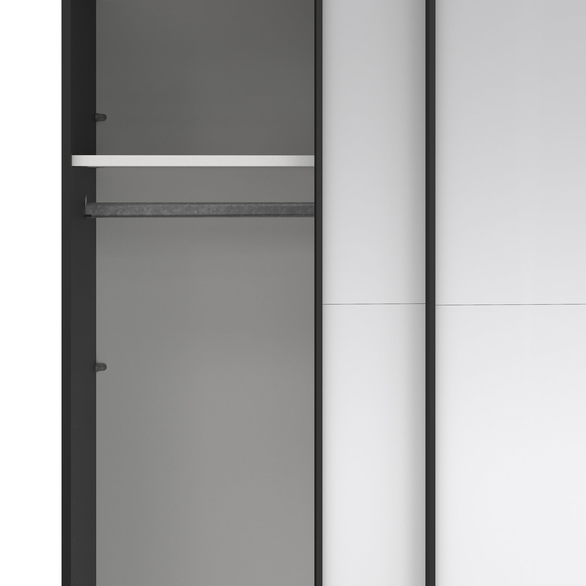 ALVVARD | ארון דלתות הזזה בחיפוי מלמין ומראות