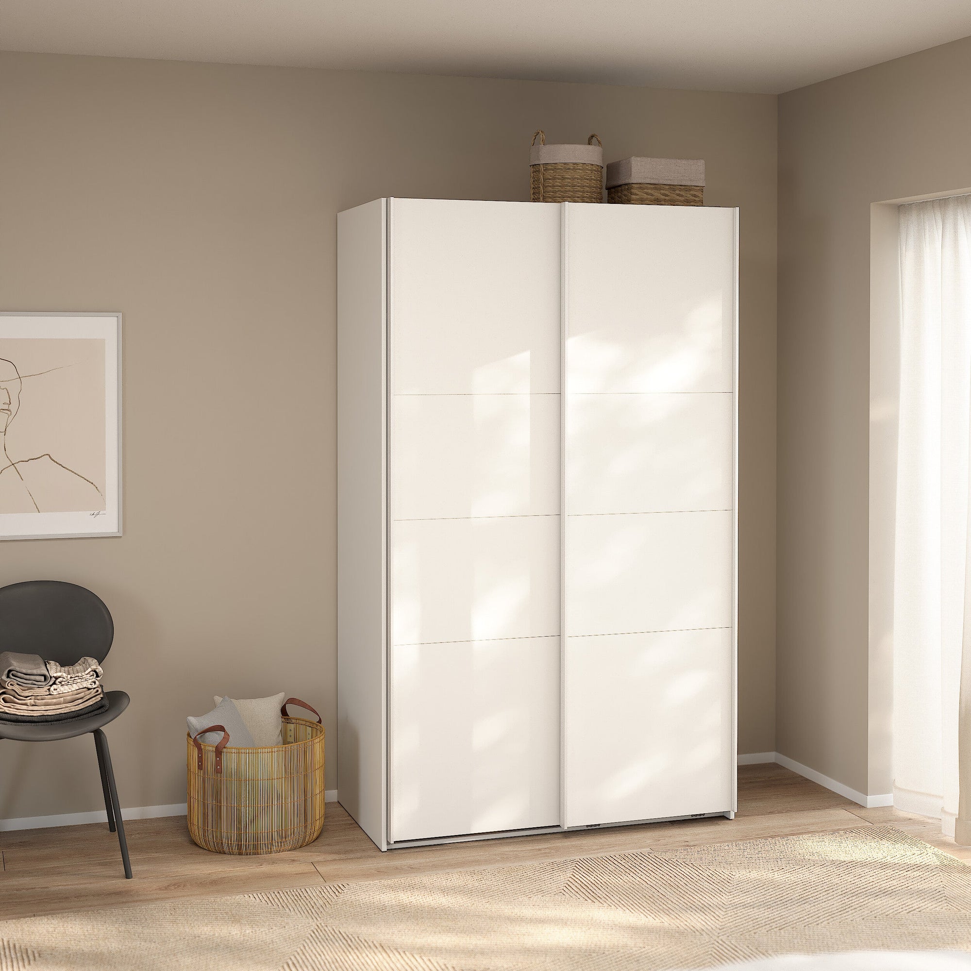 EINARVA | ארון דלתות הזזה בחיפוי מלמין