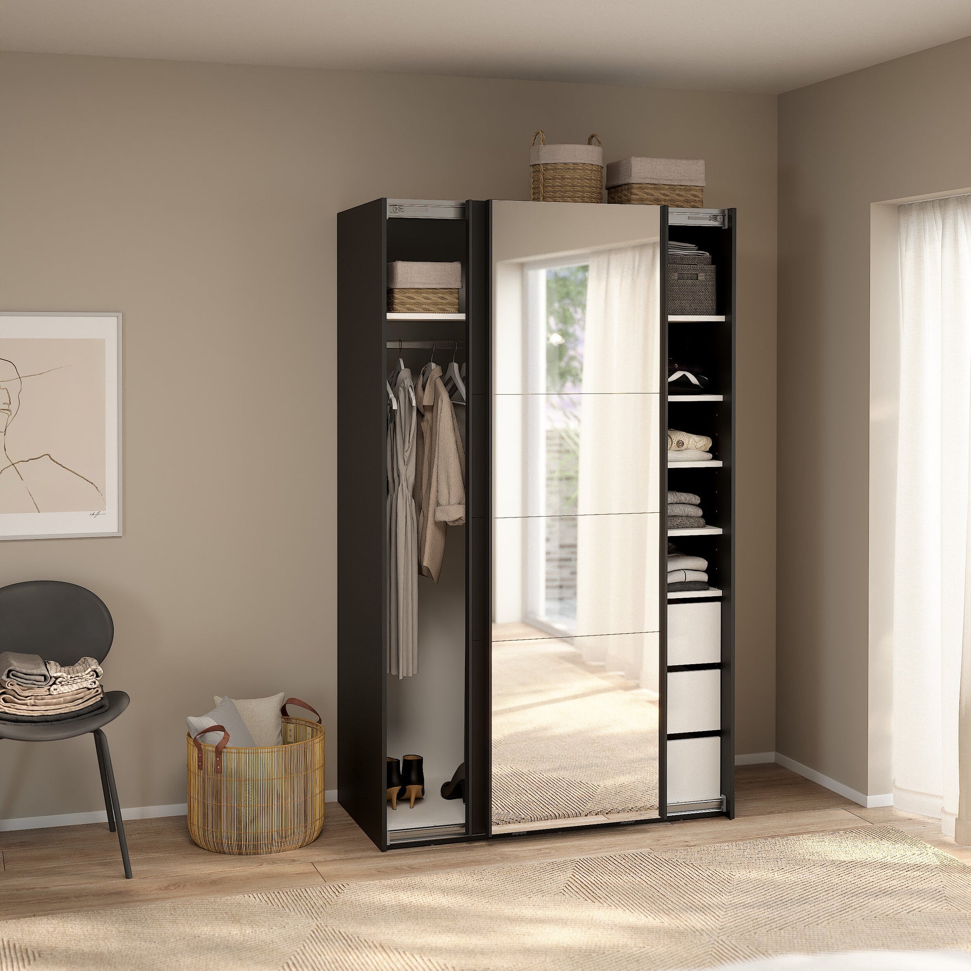 ASAR | ארון דלתות הזזה בחיפוי מלמין