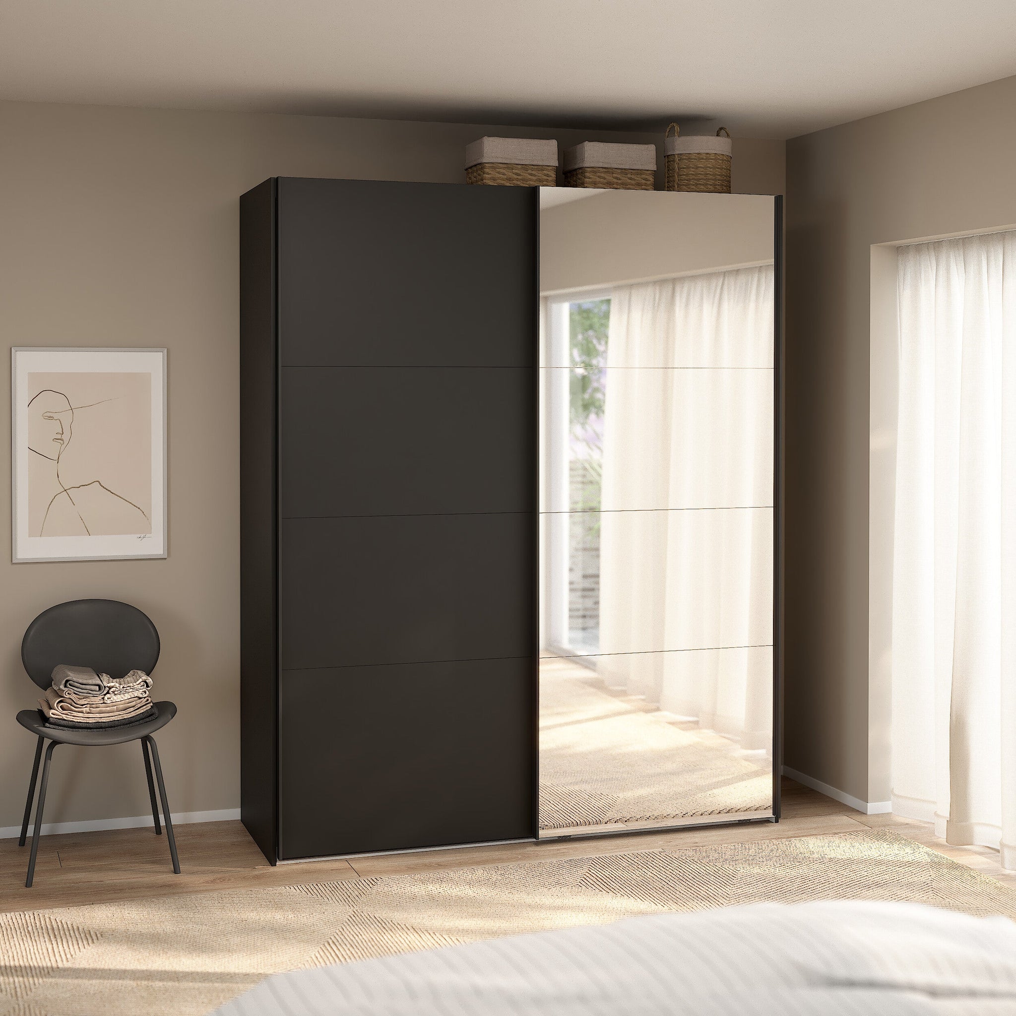 RAJO | ארון דלתות הזזה בחיפוי מלמין - KUALA