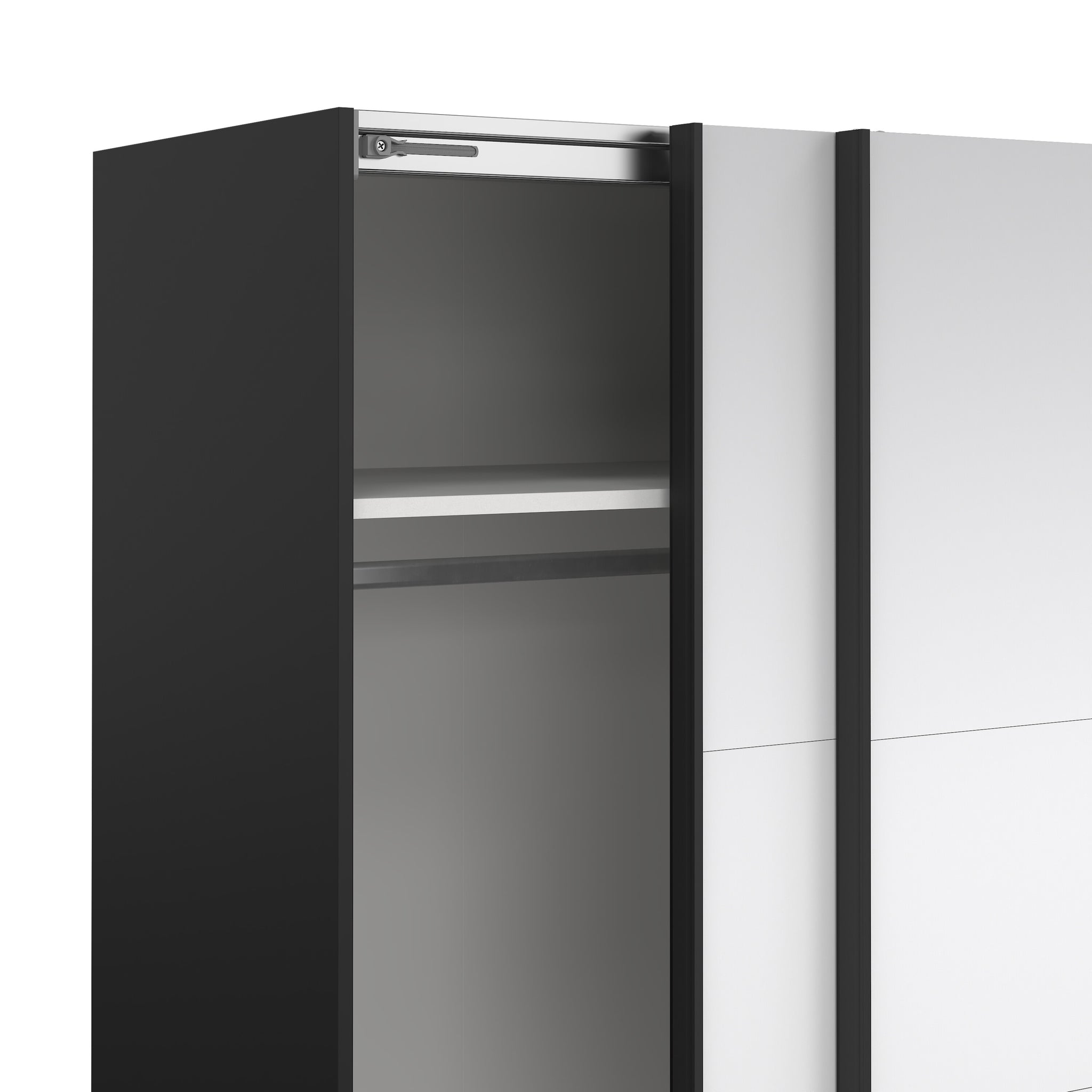 MAGIN | ארון דלתות הזזה בחיפוי מלמין ומראות - KUALA