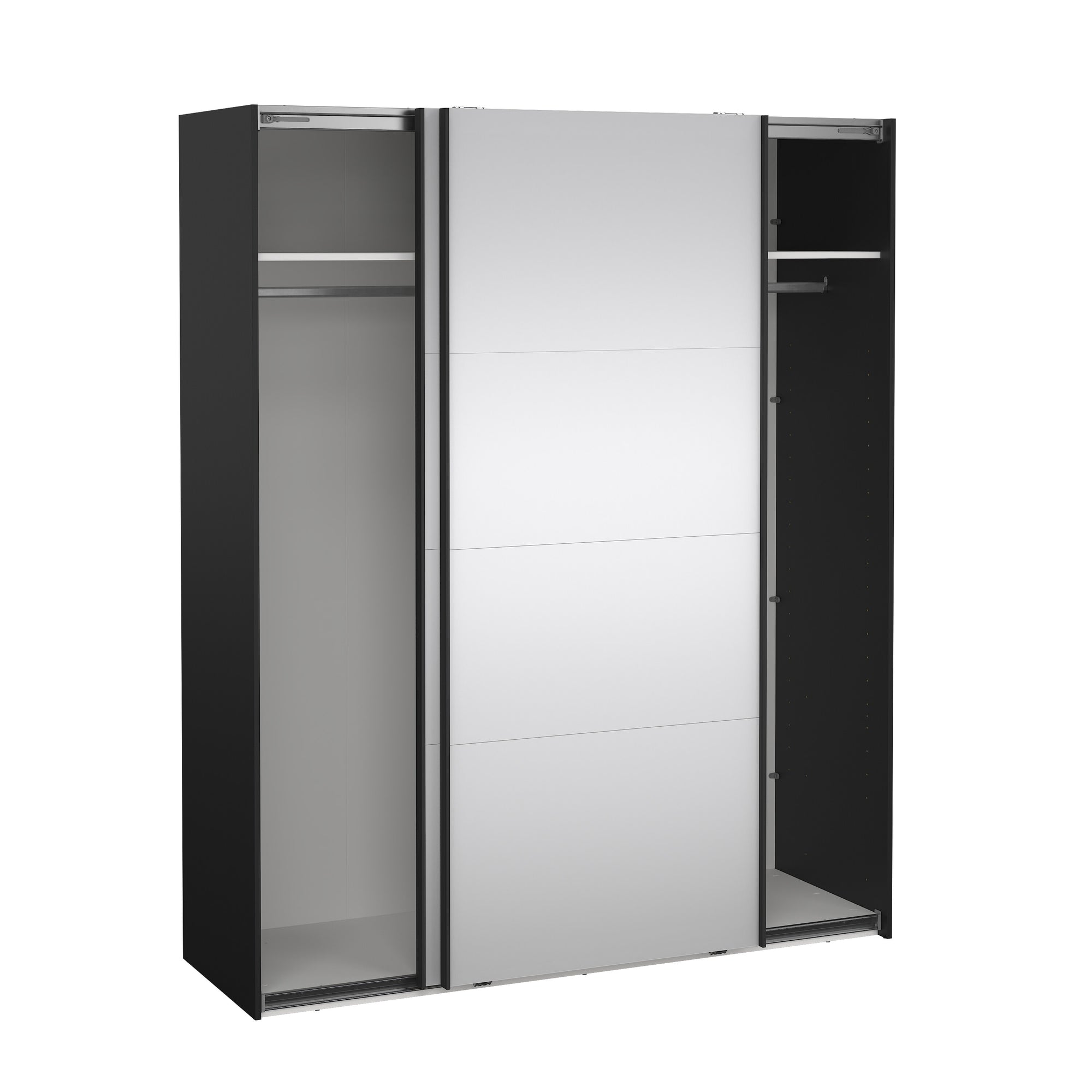 MIKAY | ארון דלתות הזזה בחיפוי מלמין ומראות