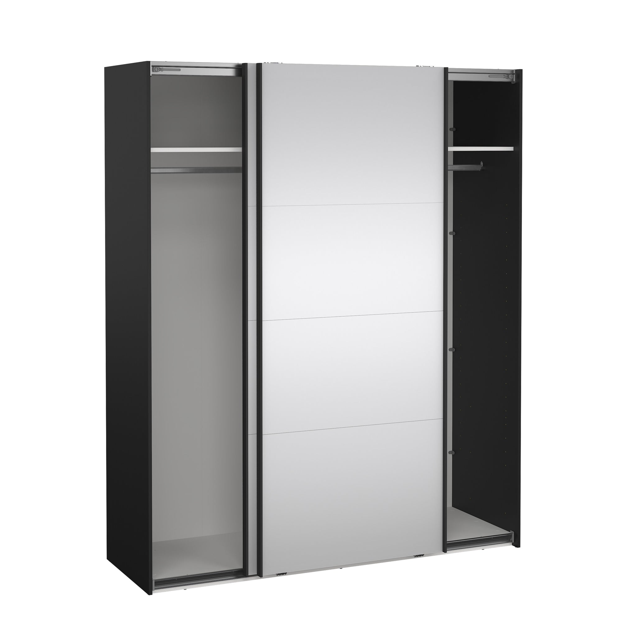 MIKAY | ארון דלתות הזזה בחיפוי מלמין ומראות