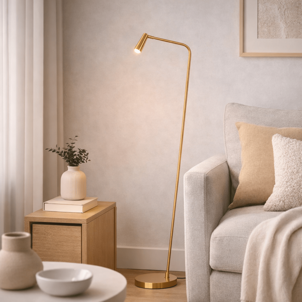 HALDIN | מנורת עמידה מעוצבת ממתכת