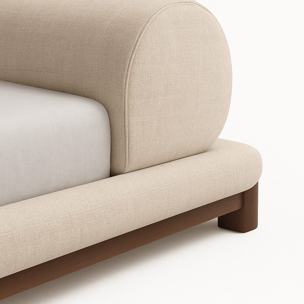 RIKSUS | מיטה זוגית מרופדת - KUALA