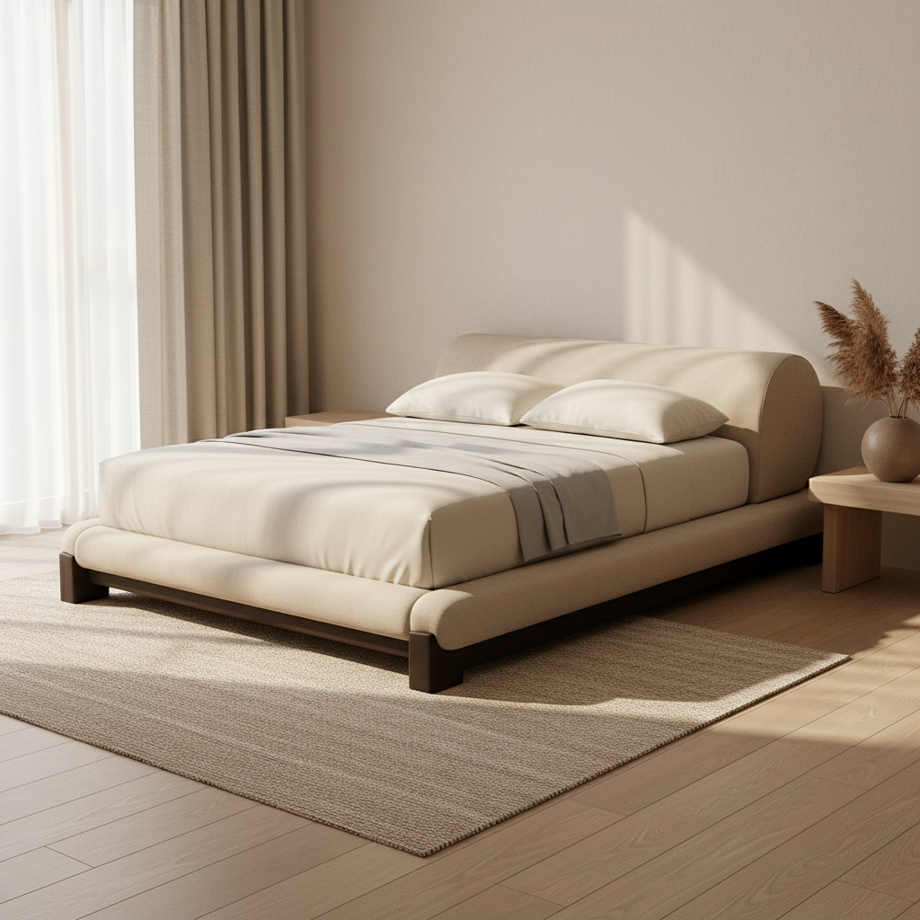 RIKSUS | מיטה זוגית מרופדת - KUALA