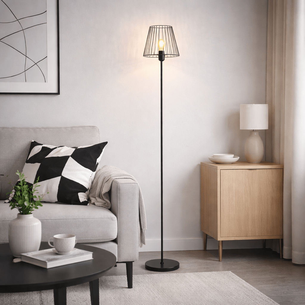 LEIFLUN | מנורת עמידה מעוצבת ממתכת