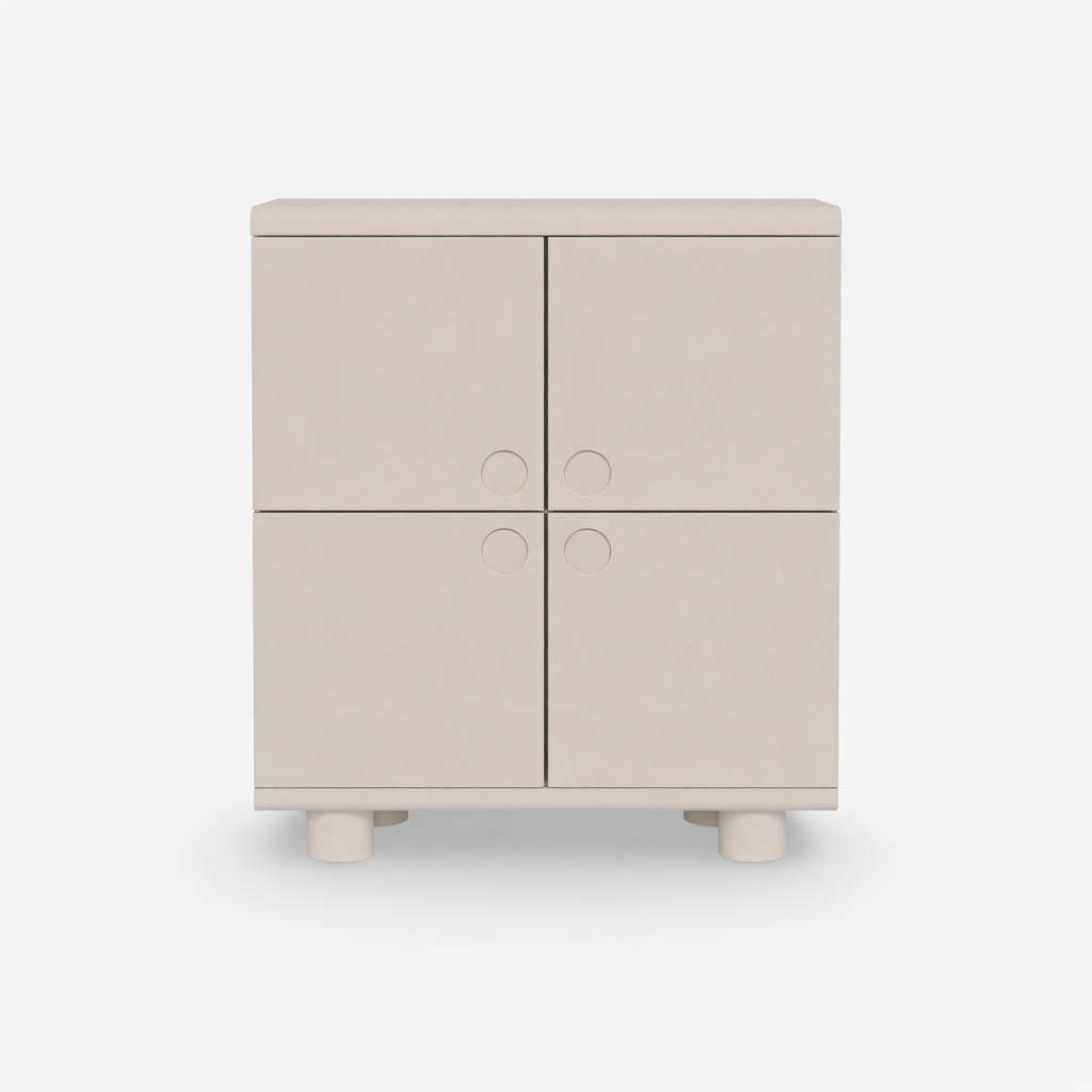 ORO | שידת אחסון מעץ עם 4 דלתות - KUALA
