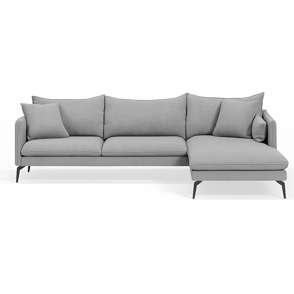 SWELL | ספה פינתית אפורה לסלון