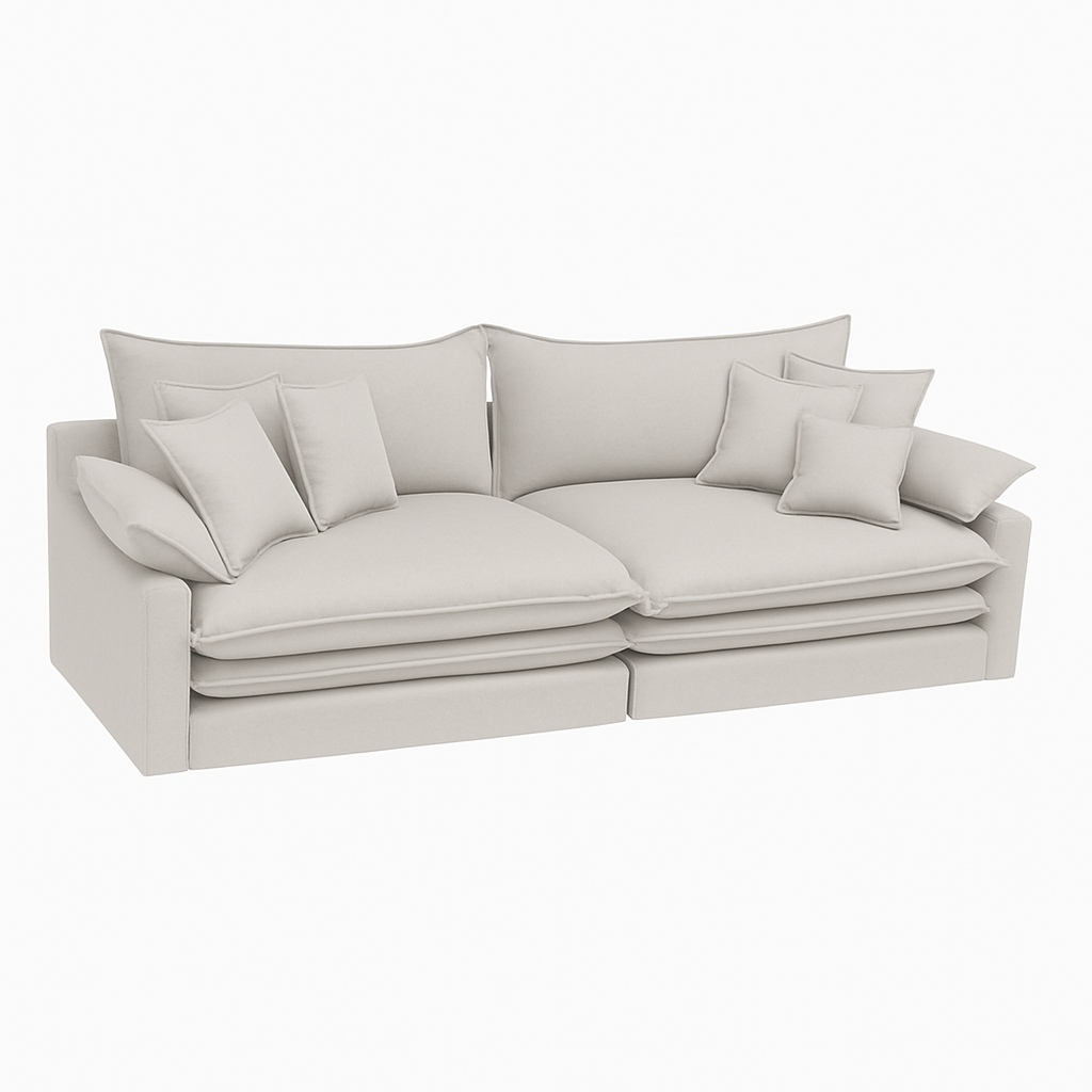 SOFT | ספת רביצה מודרנית עם כריות מושב כפולות