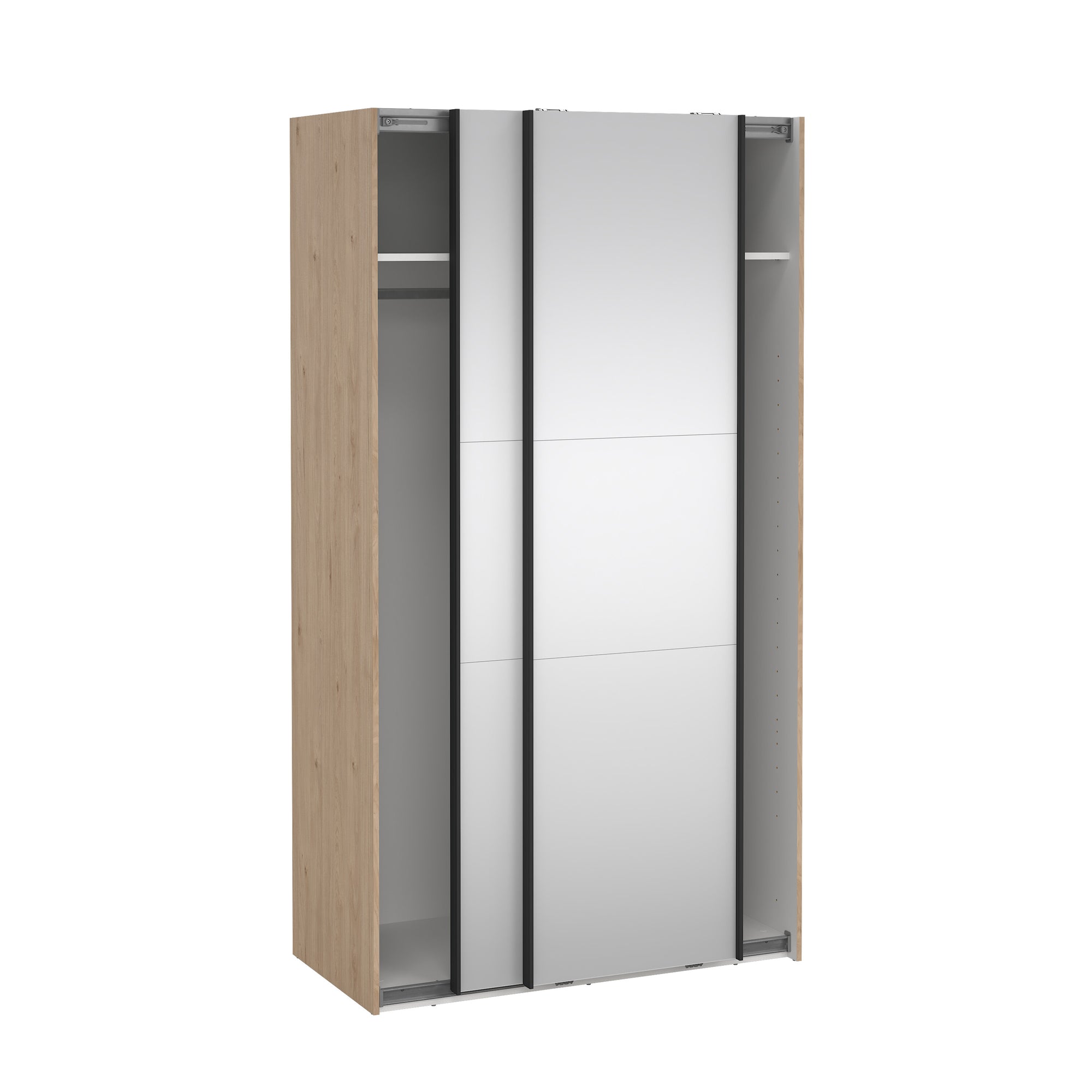 IVARM | ארון דלתות הזזה בחיפוי מלמין ומראות - KUALA