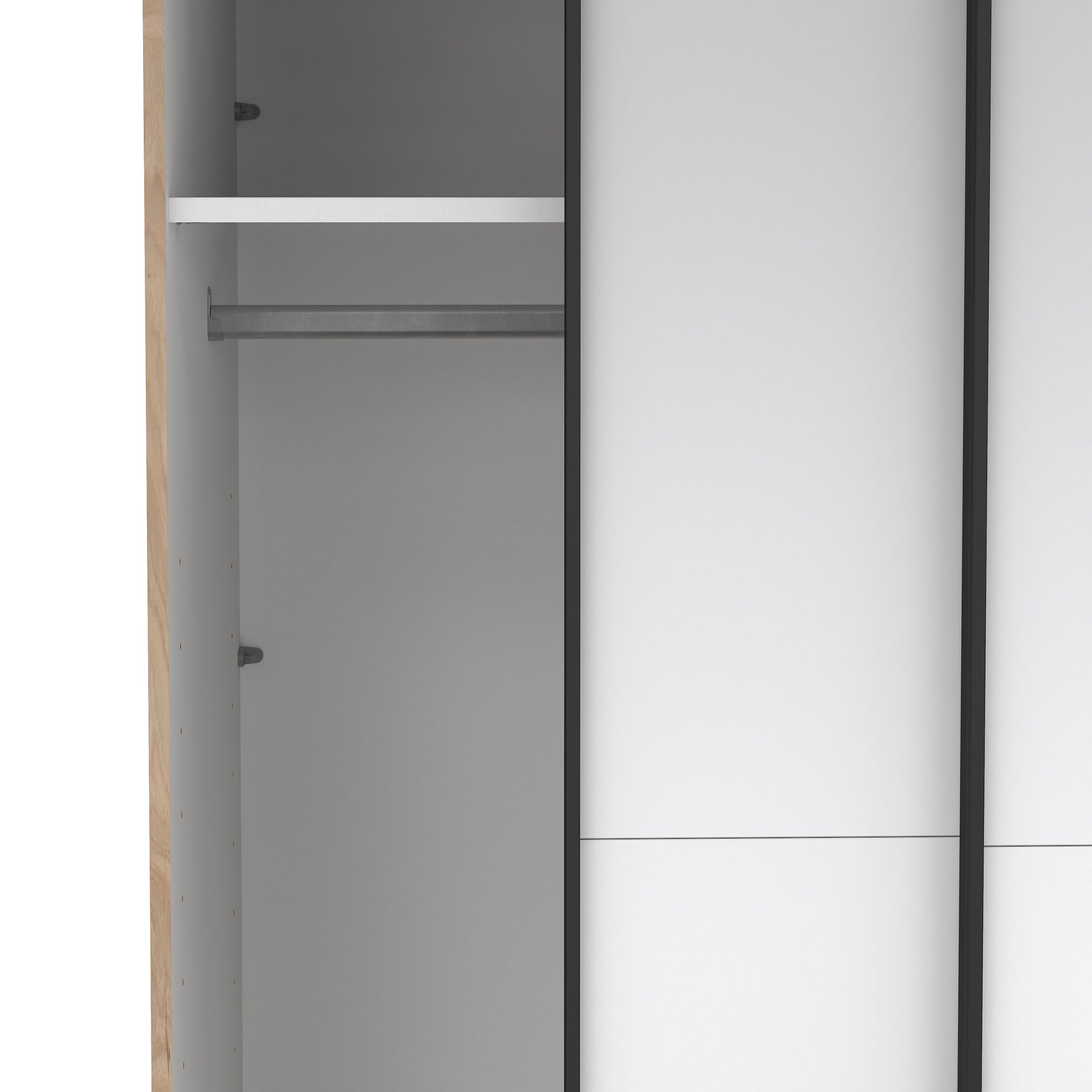 IVARM | ארון דלתות הזזה בחיפוי מלמין ומראות - KUALA