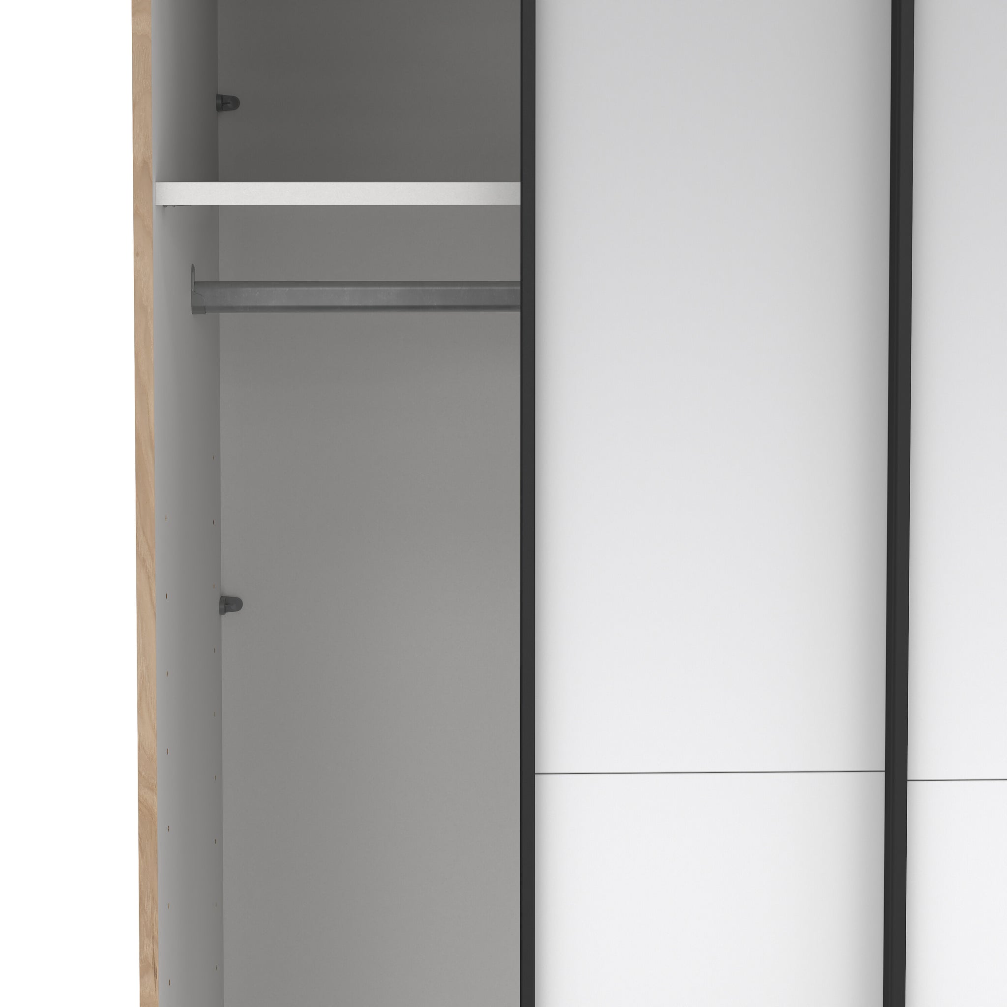 IVARM | ארון דלתות הזזה בחיפוי מלמין ומראות - KUALA