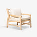 תמונה מזווית מספר 1 של המוצר NIVA | כורסא מעץ טיק בגוון טבעי