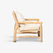 תמונה מזווית מספר 3 של המוצר NIVA | כורסא מעץ טיק בגוון טבעי