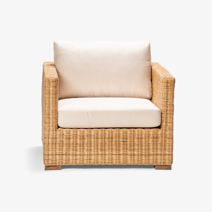LEAF | כורסא בסגנון בוהו שיק מראטן טבעי