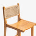 תמונה מזווית מספר 2 של המוצר KELL | כיסא בר בשילוב ראטן בגוון טבעי