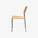 תמונה מזווית מספר 3 של המוצר LUNT | כיסא מעוצב בשילוב ברזל וראטן טבעי