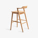 תמונה מזווית מספר 5 של המוצר CELIA | כיסא בר מעוצב מעץ טיק מלא