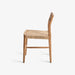 תמונה מזווית מספר 3 של המוצר CINTIA | כיסא מעוצב מעץ בשילוב ראטן בגוון טבעי בהיר