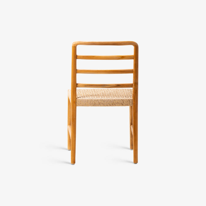 ARJUN | כיסא בוהו שיק בשילוב ראטן קלוע בגוון טבעי