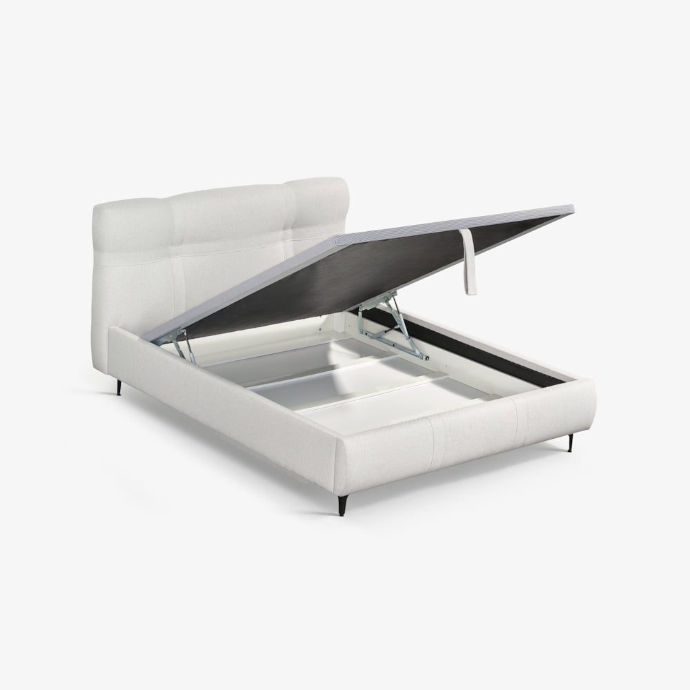 LOUISE | מיטה מודרנית מרופדת בבד אריג