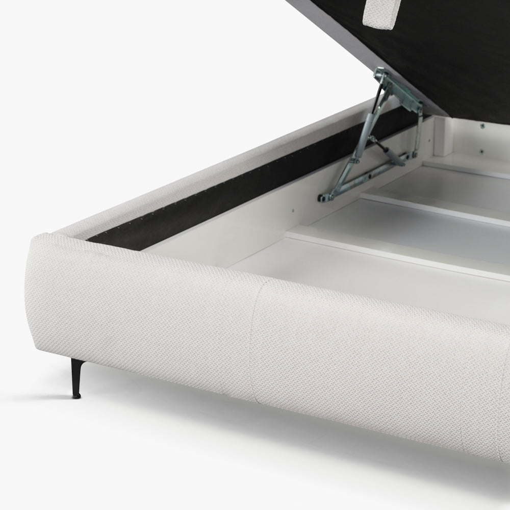 LOUISE | מיטה מודרנית מרופדת בבד אריג