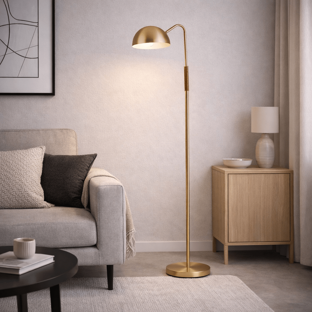 VIDGAL | מנורת עמידה מעוצבת ממתכת - KUALA