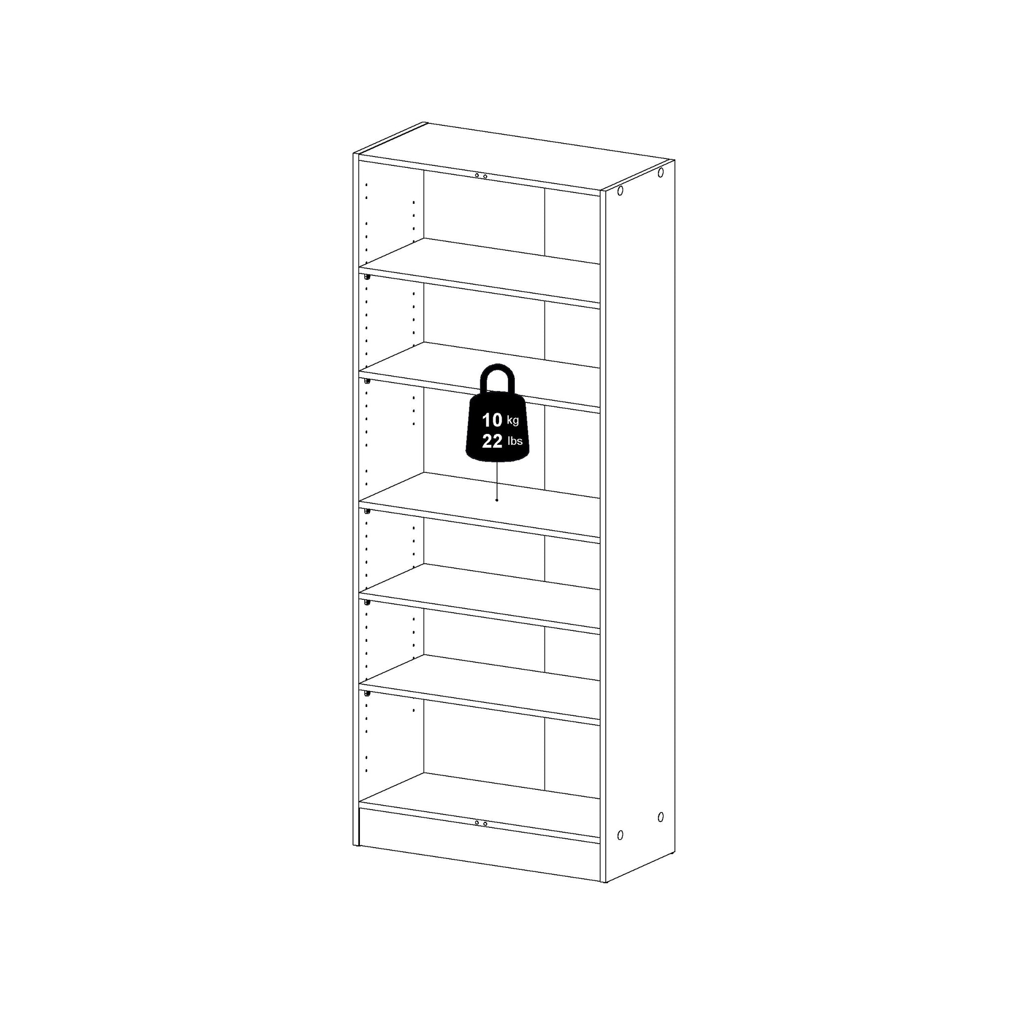 PALSOL | ארון נעליים עם 2 דלתות בחיפוי מלמין