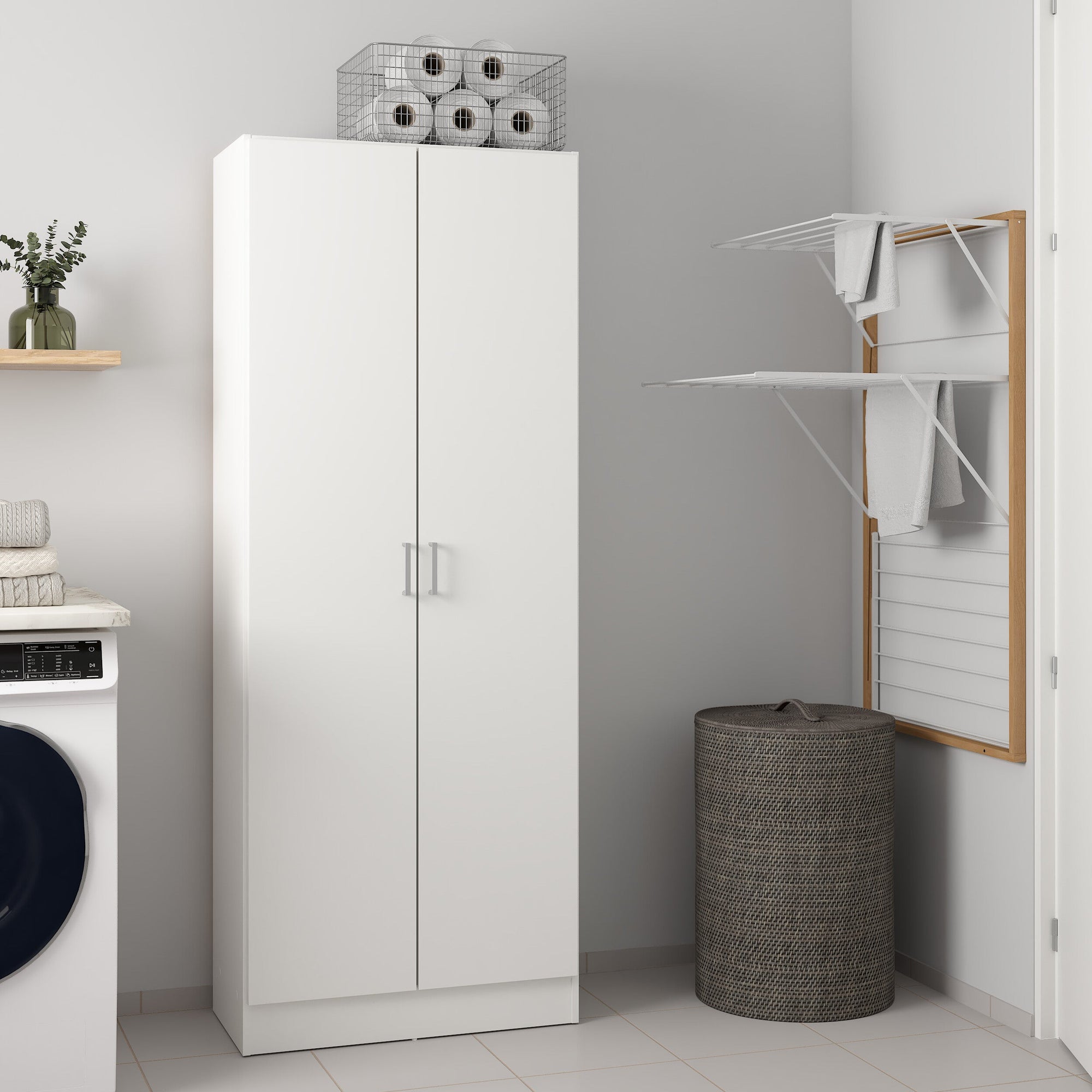 BLOMOR | ארון שירות עם 2 דלתות בחיפוי מלמין