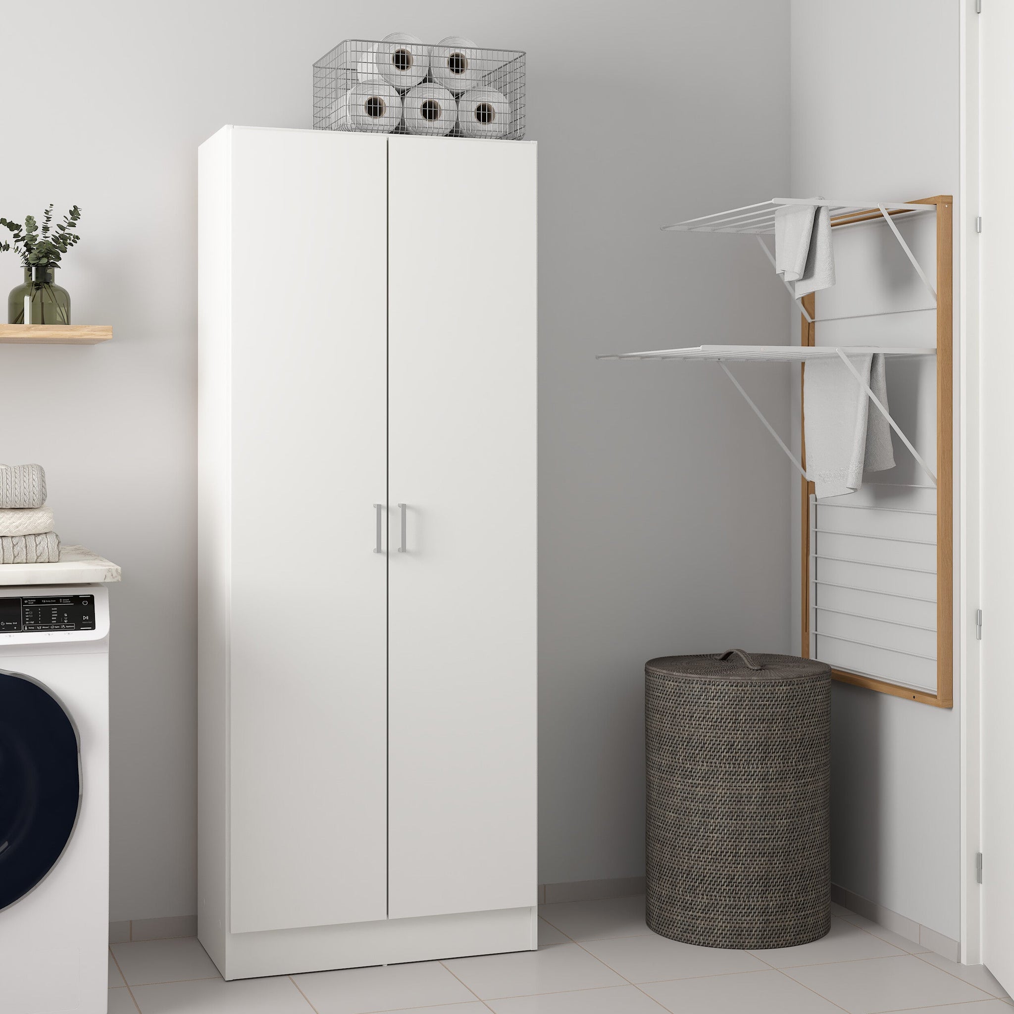 BLOMOR | ארון שירות עם 2 דלתות בחיפוי מלמין